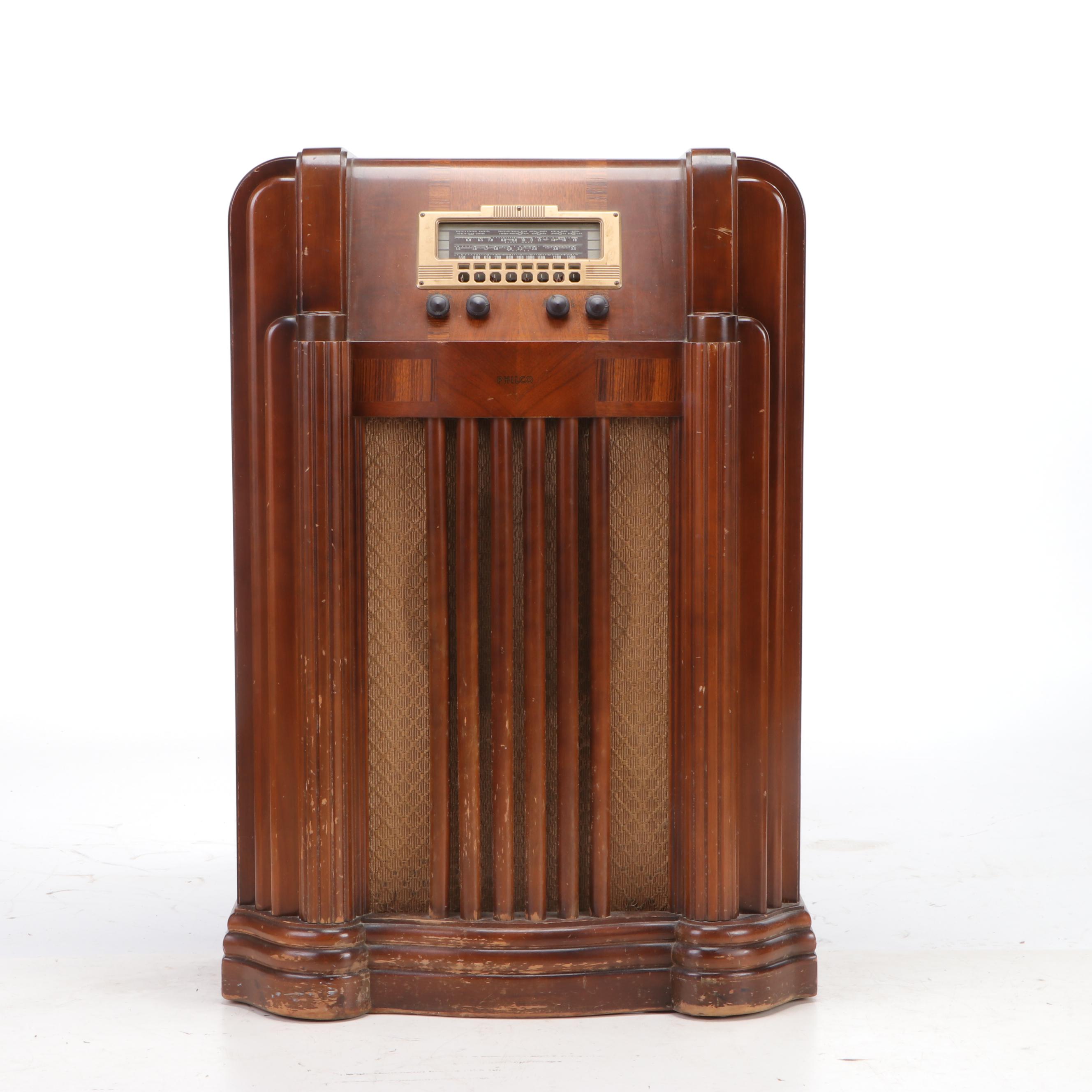 Philco Floor Cabinet Shortwave Radio