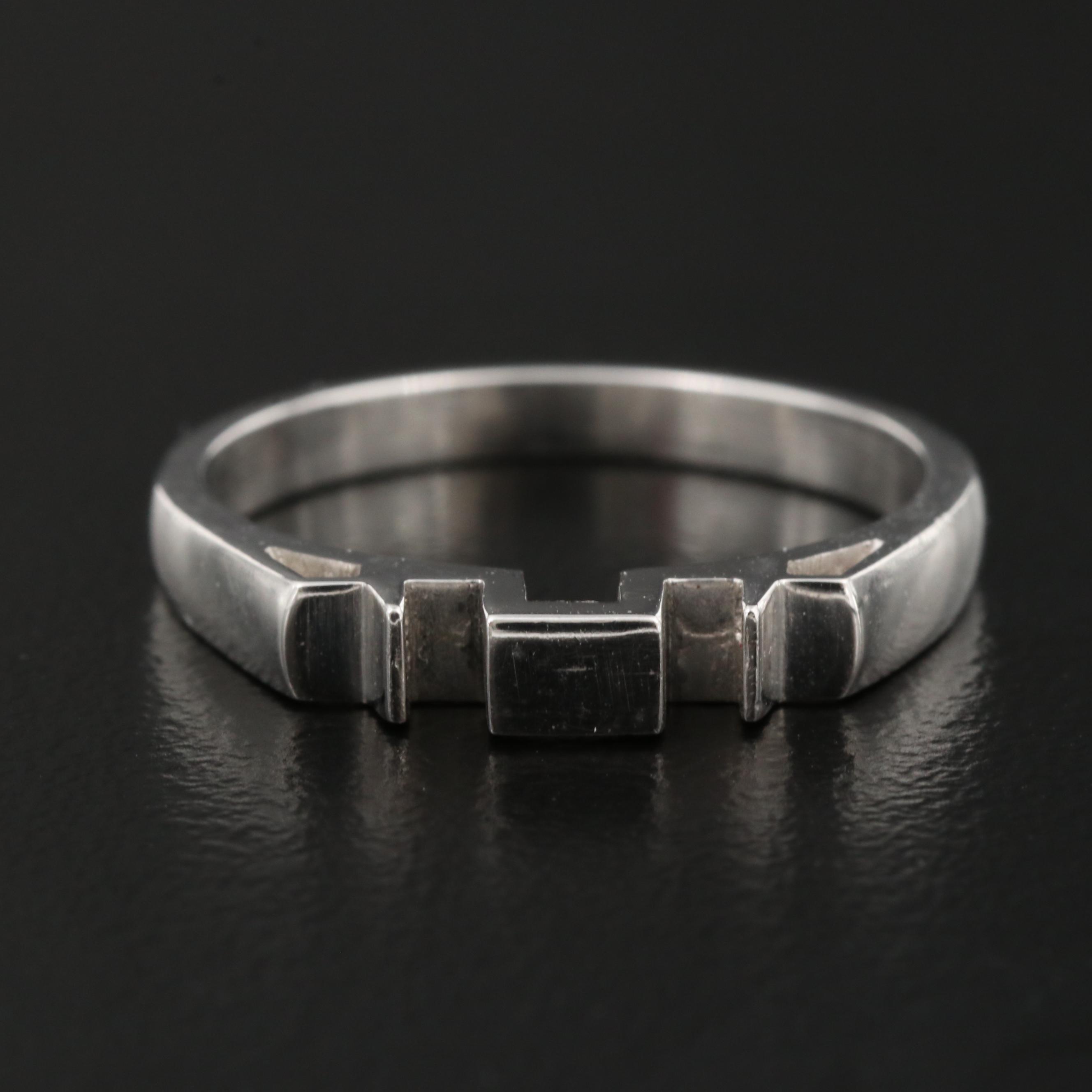 1970s Ring-Dant Platinum and 14K 3.08 CTW Diamond Convertible Ring