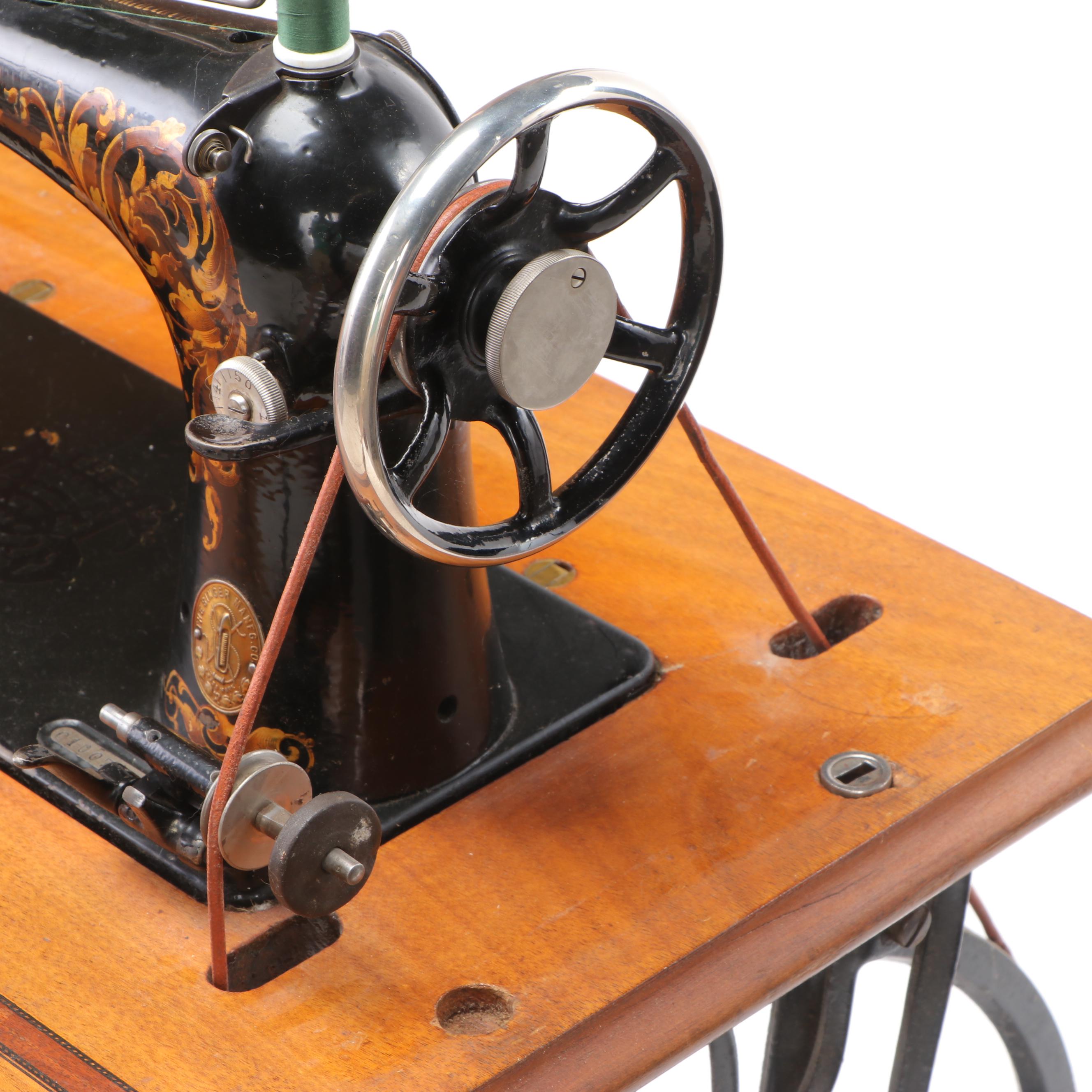 Singer Folding Treadle Sewing Machine
