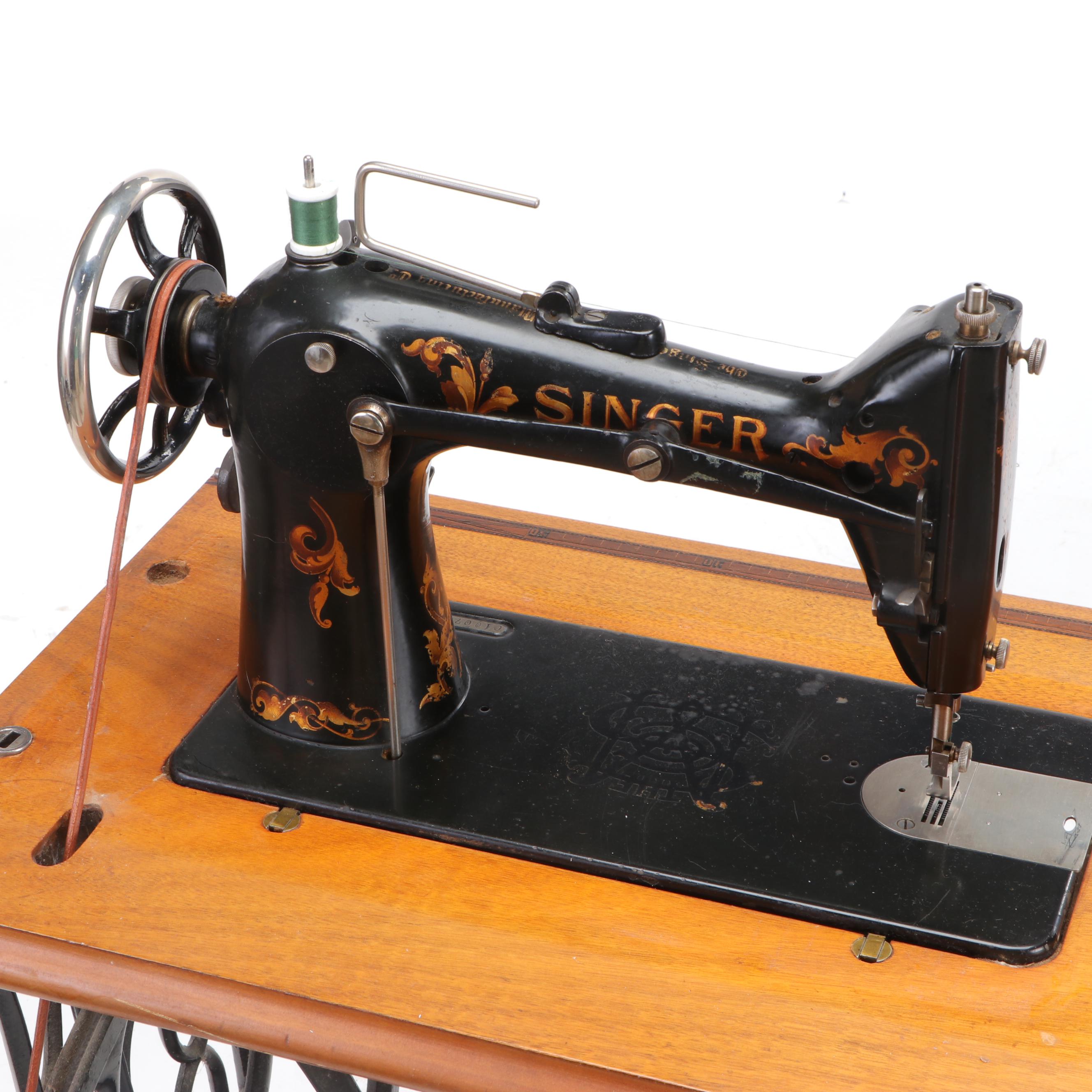 Singer Folding Treadle Sewing Machine