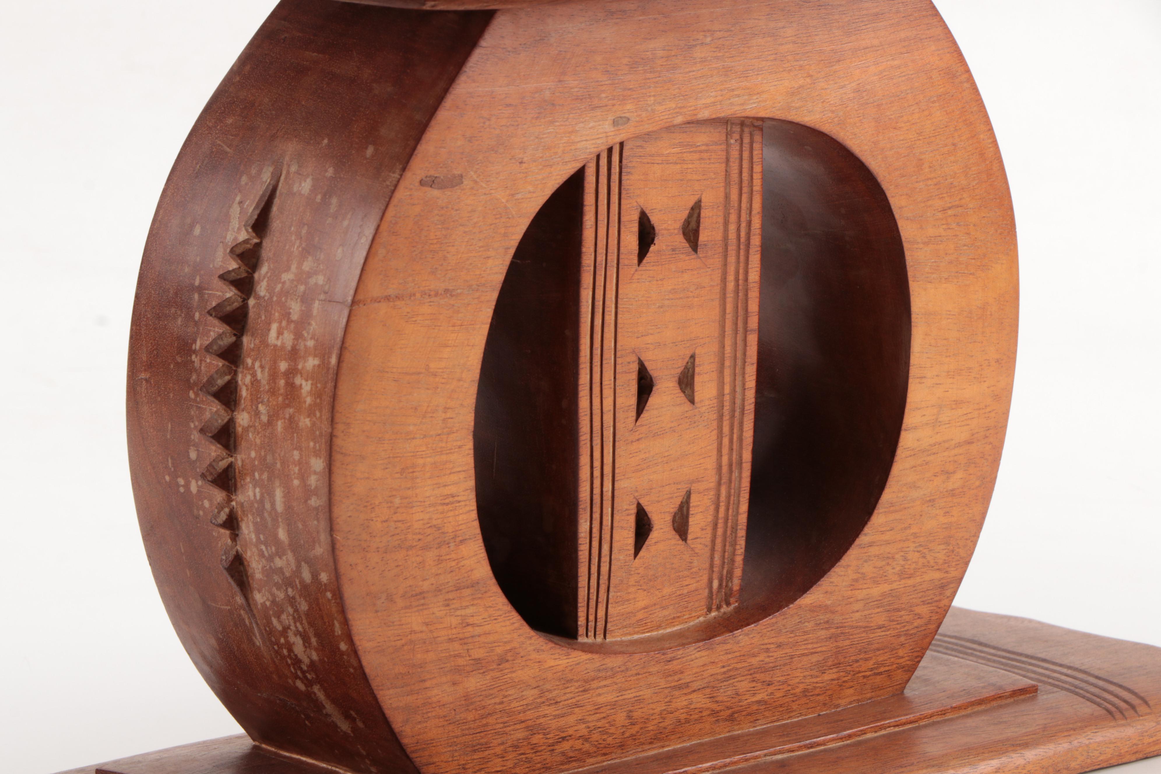 Ashanti Hand Carved Wood Tribal Stool