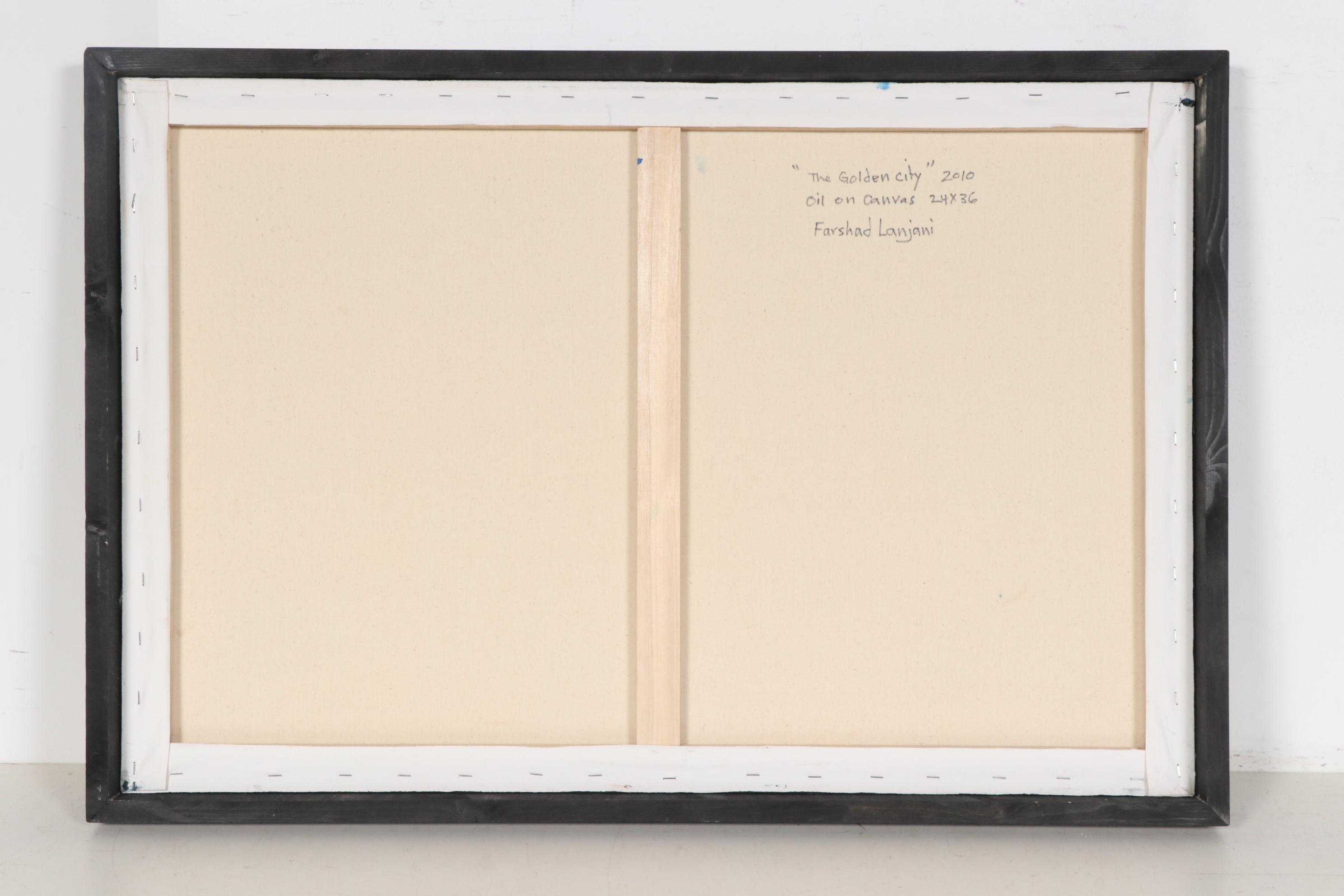 Farshad Lanjani Oil Painting "The Golden City", 2010