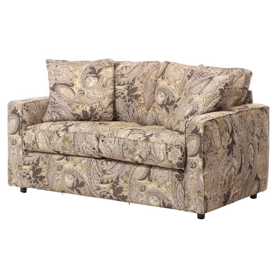 Camden Collection Contemporary Upholstered Love Seat