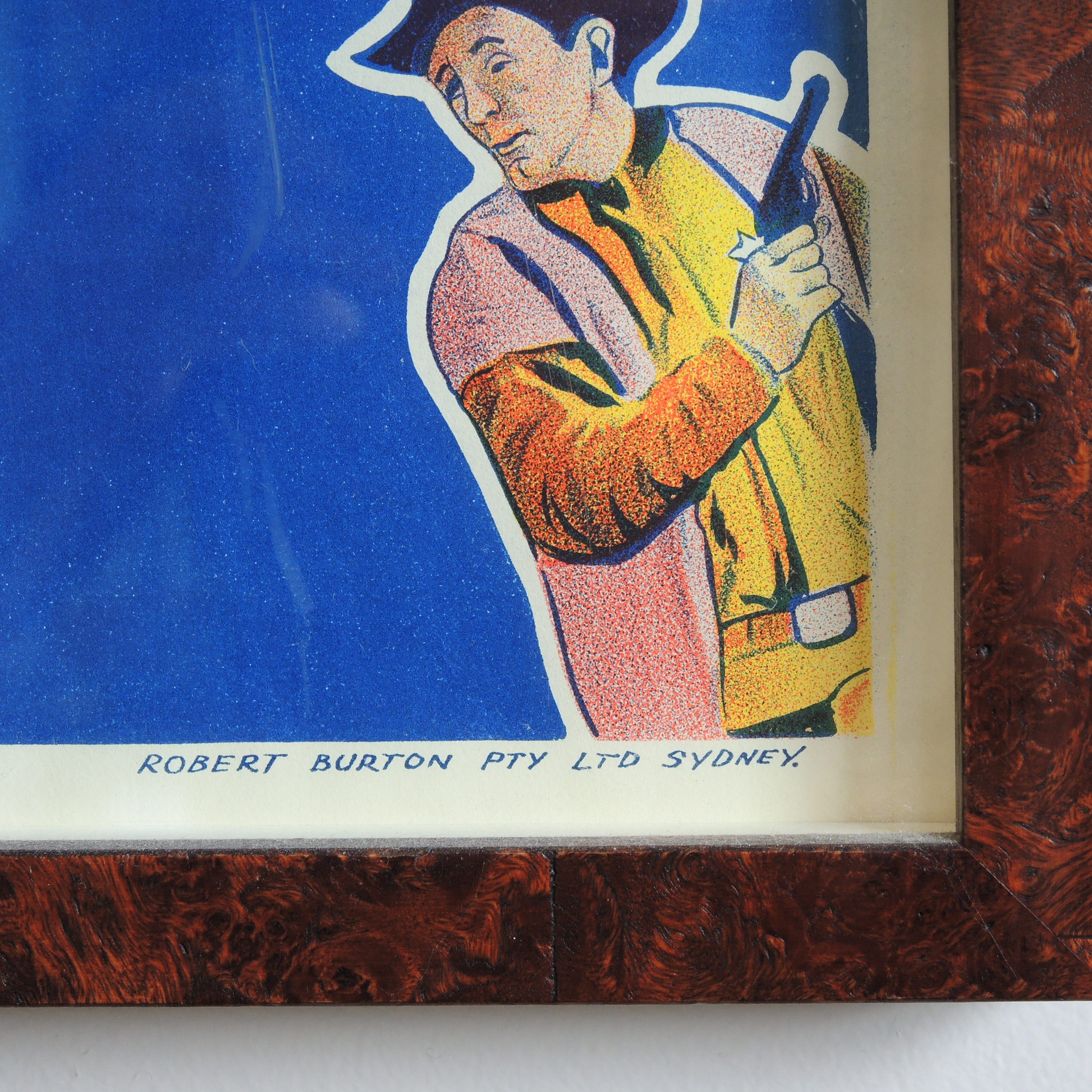 Framed "El Dorado" Lithograph Insert Movie Poster, Mid 20th Century