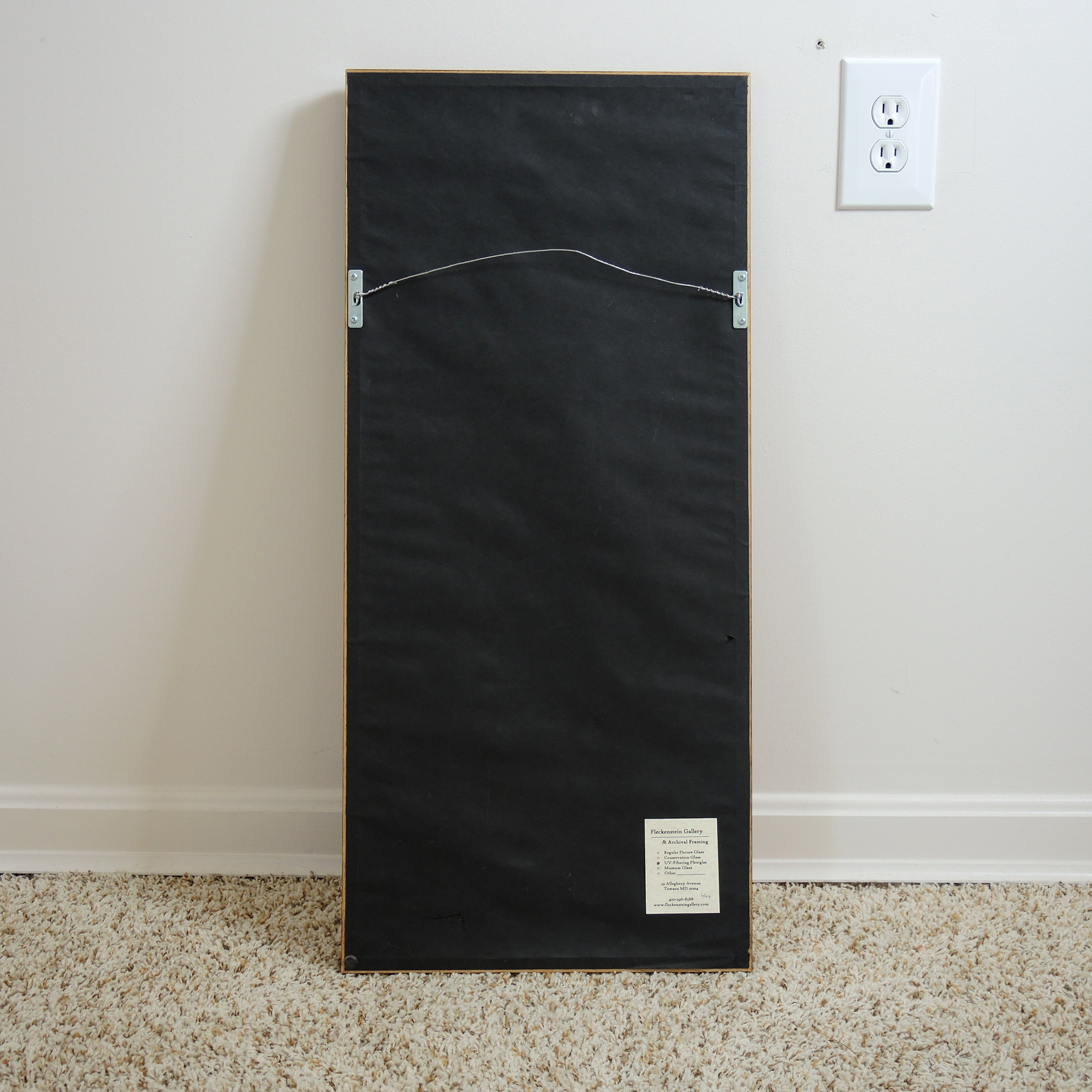 Framed "El Dorado" Lithograph Insert Movie Poster, Mid 20th Century