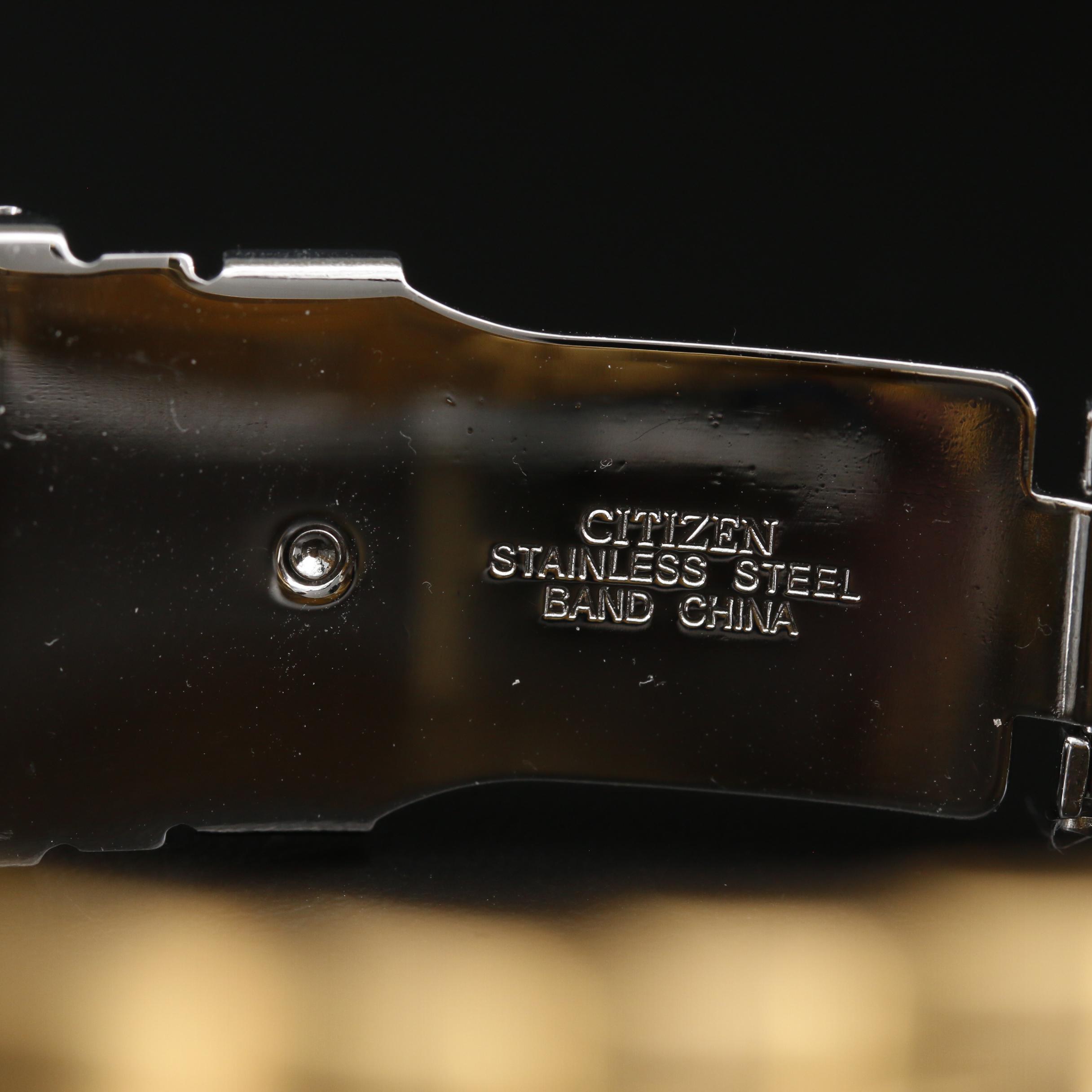 Citizen Eco-Drive Brycen Chronograph Gold Tone Quartz Watch