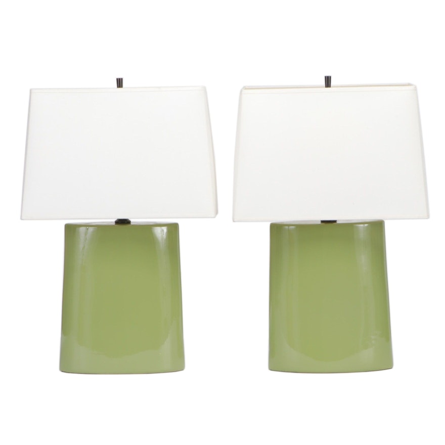 Robert Abbey Ceramic Table Lamps