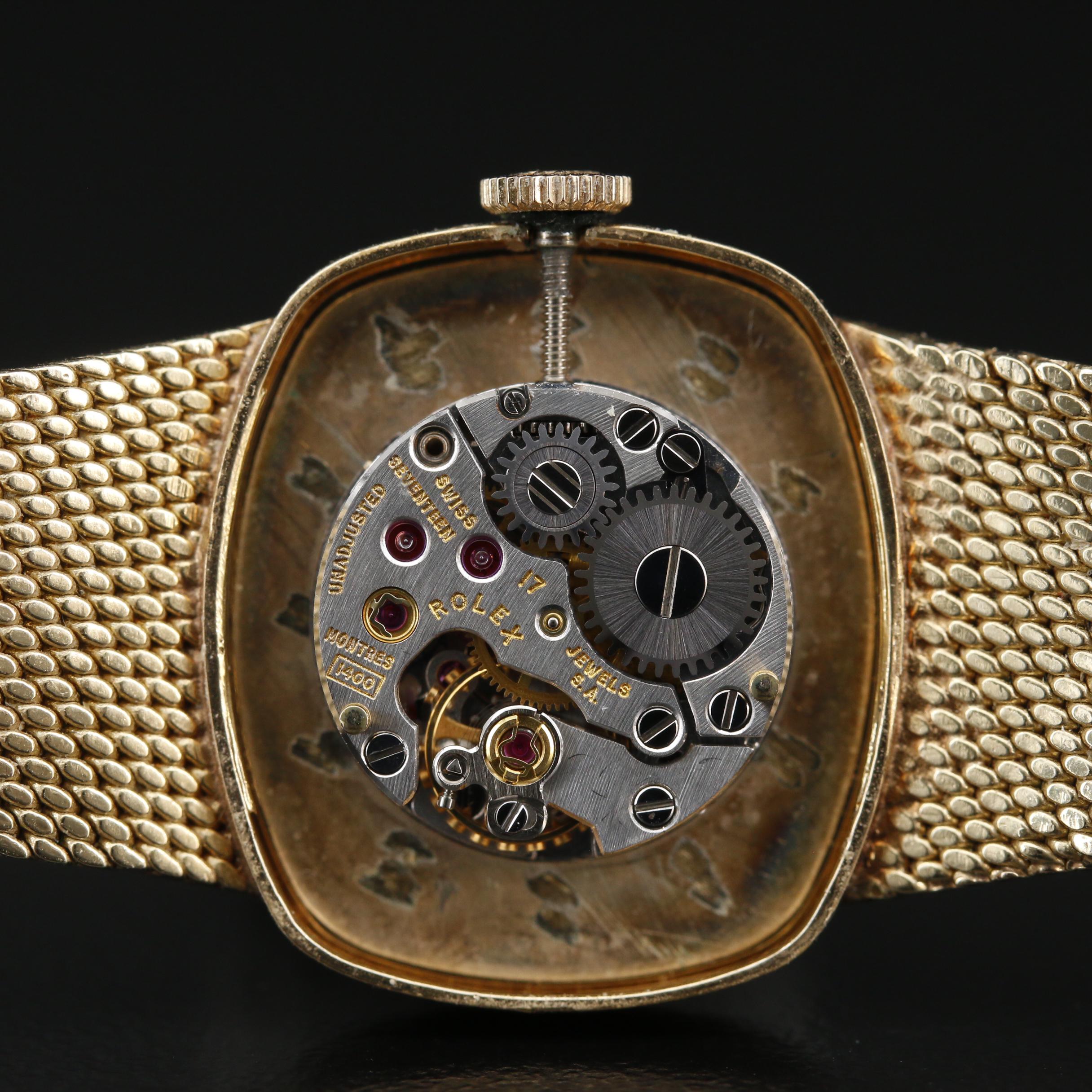 Vintage Rolex 14K Stem Wind Watch