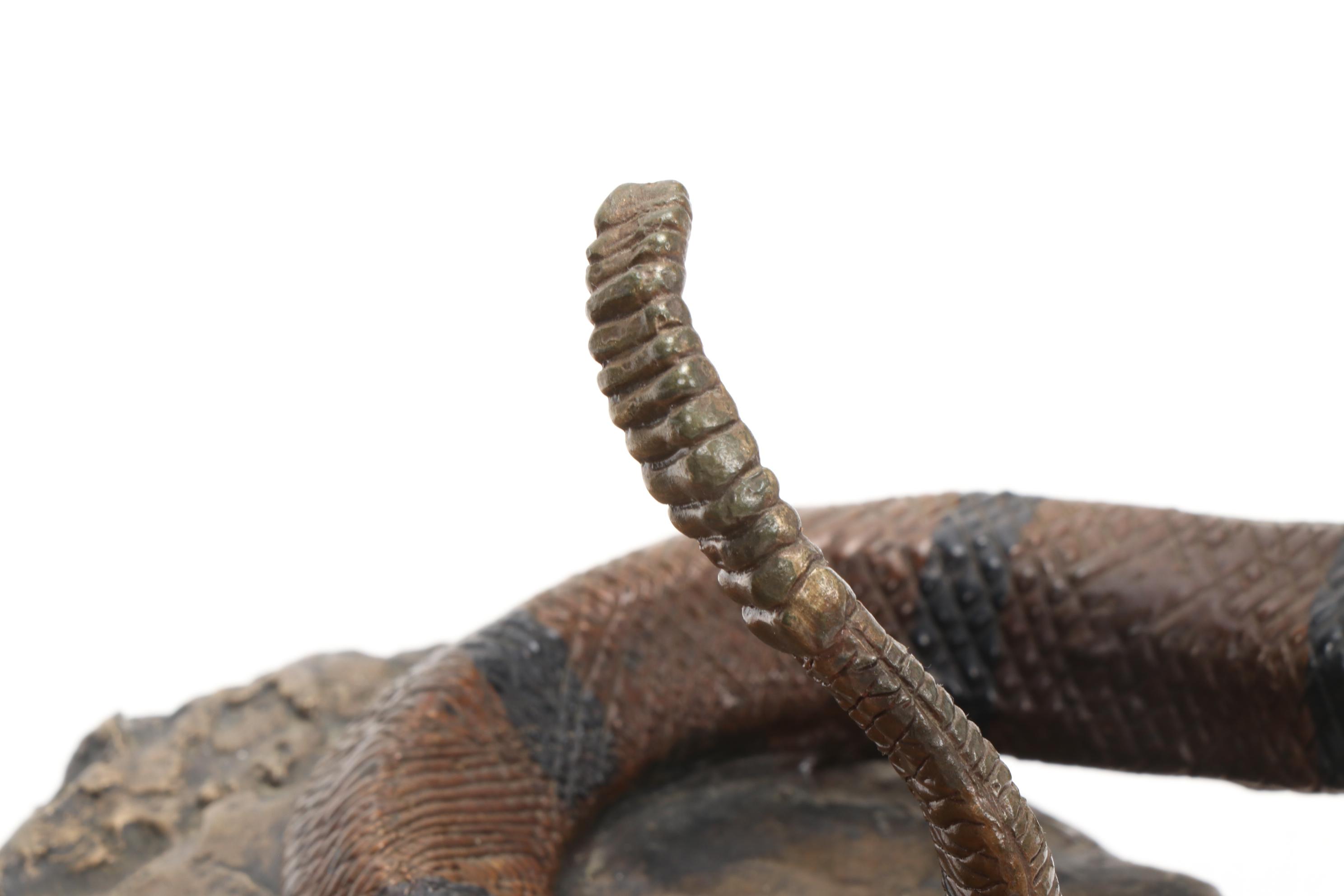 Wally Shoop Bronze Sculpture "Right Move"