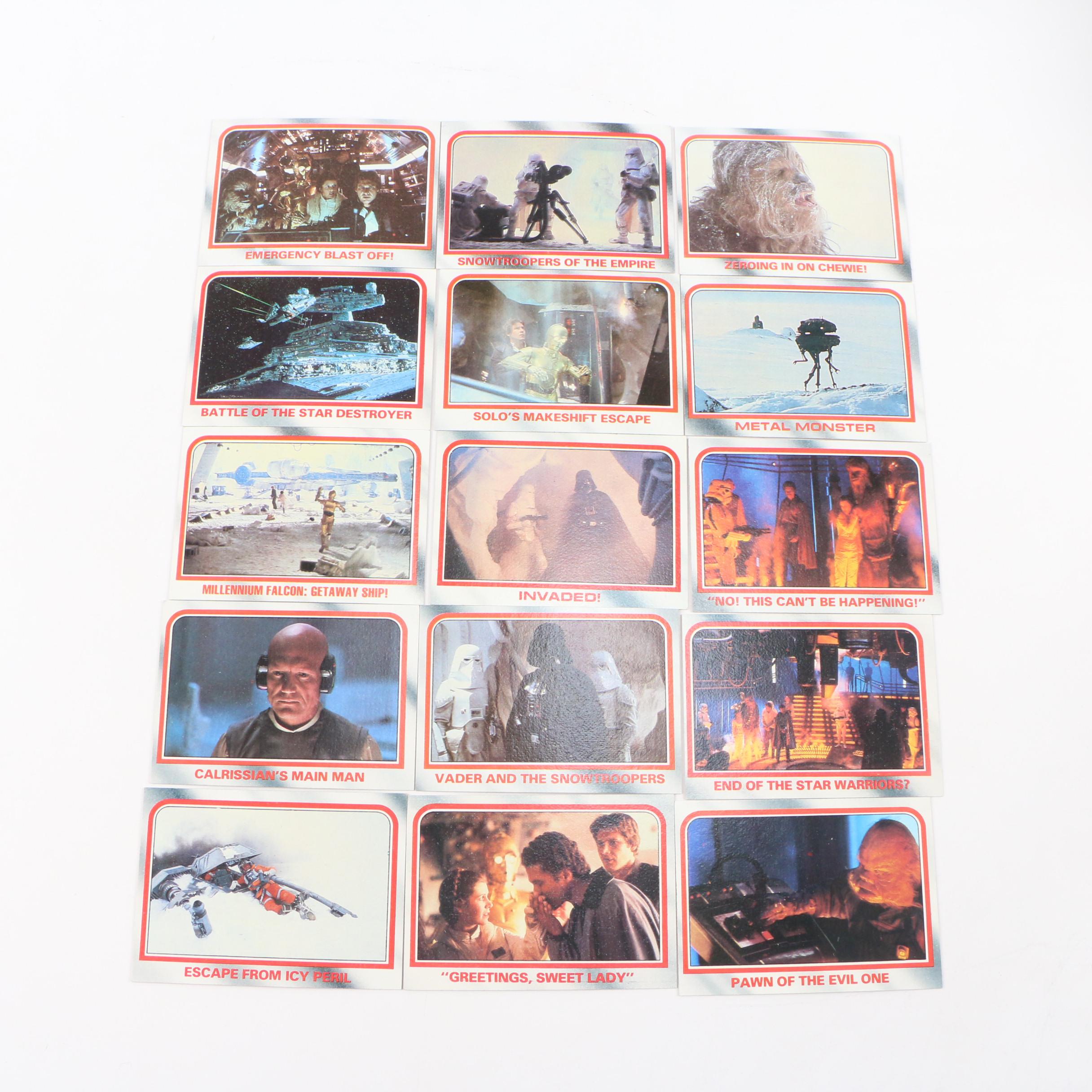 1980 Star Wars "The Empire Strikes Back" Topps Trading Cards
