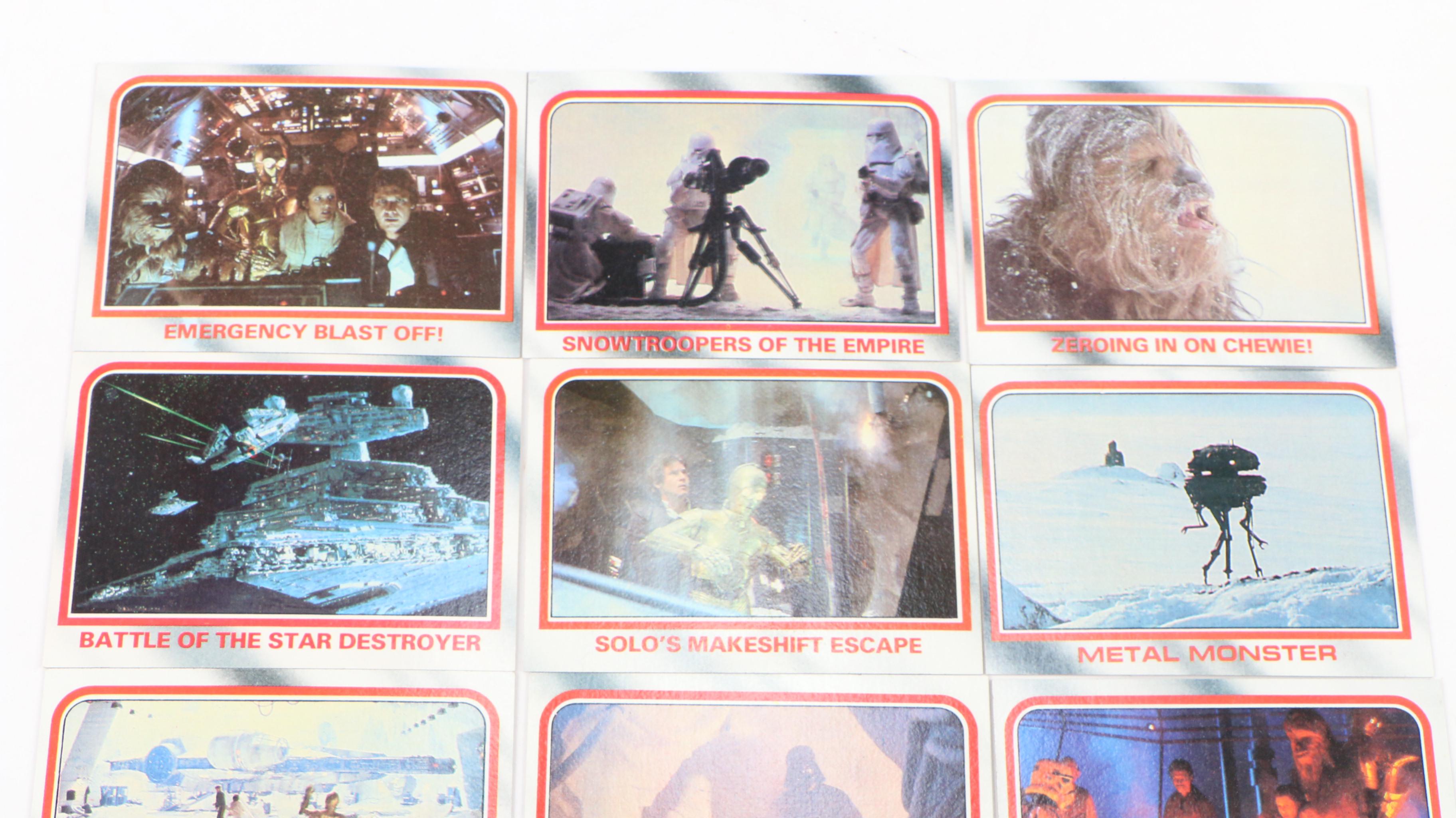 1980 Star Wars "The Empire Strikes Back" Topps Trading Cards