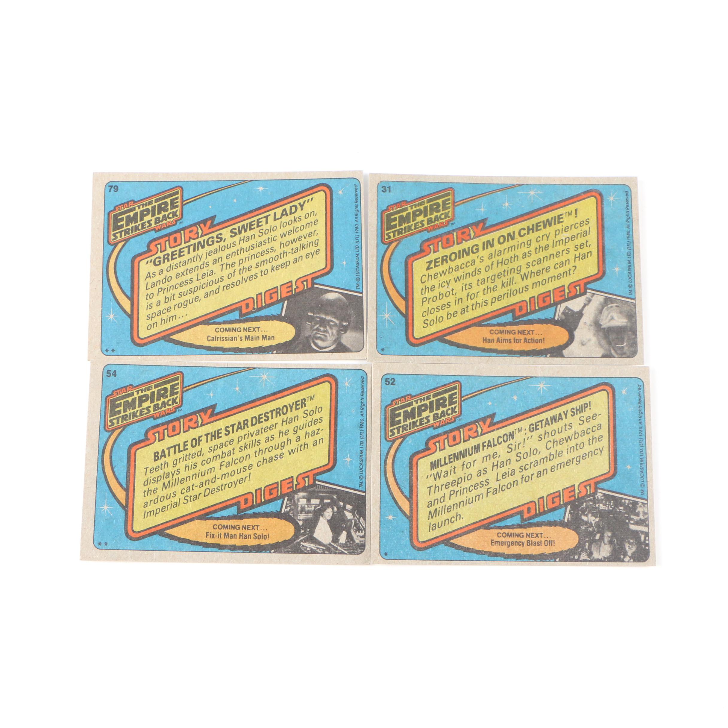 1980 Star Wars "The Empire Strikes Back" Topps Trading Cards