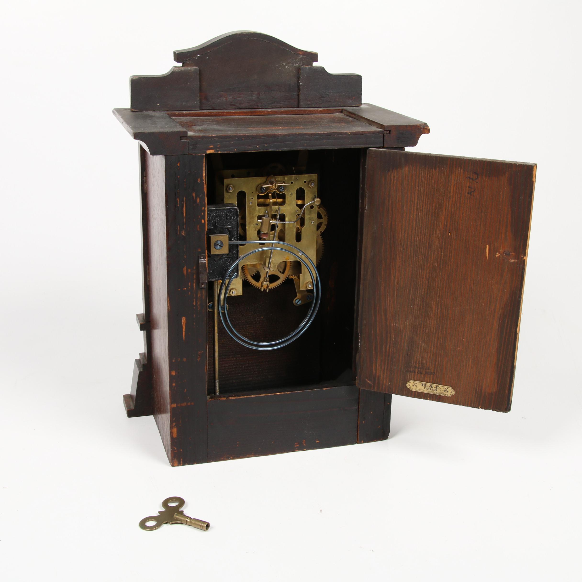 Hamburg American Clock Company Shelf Clock