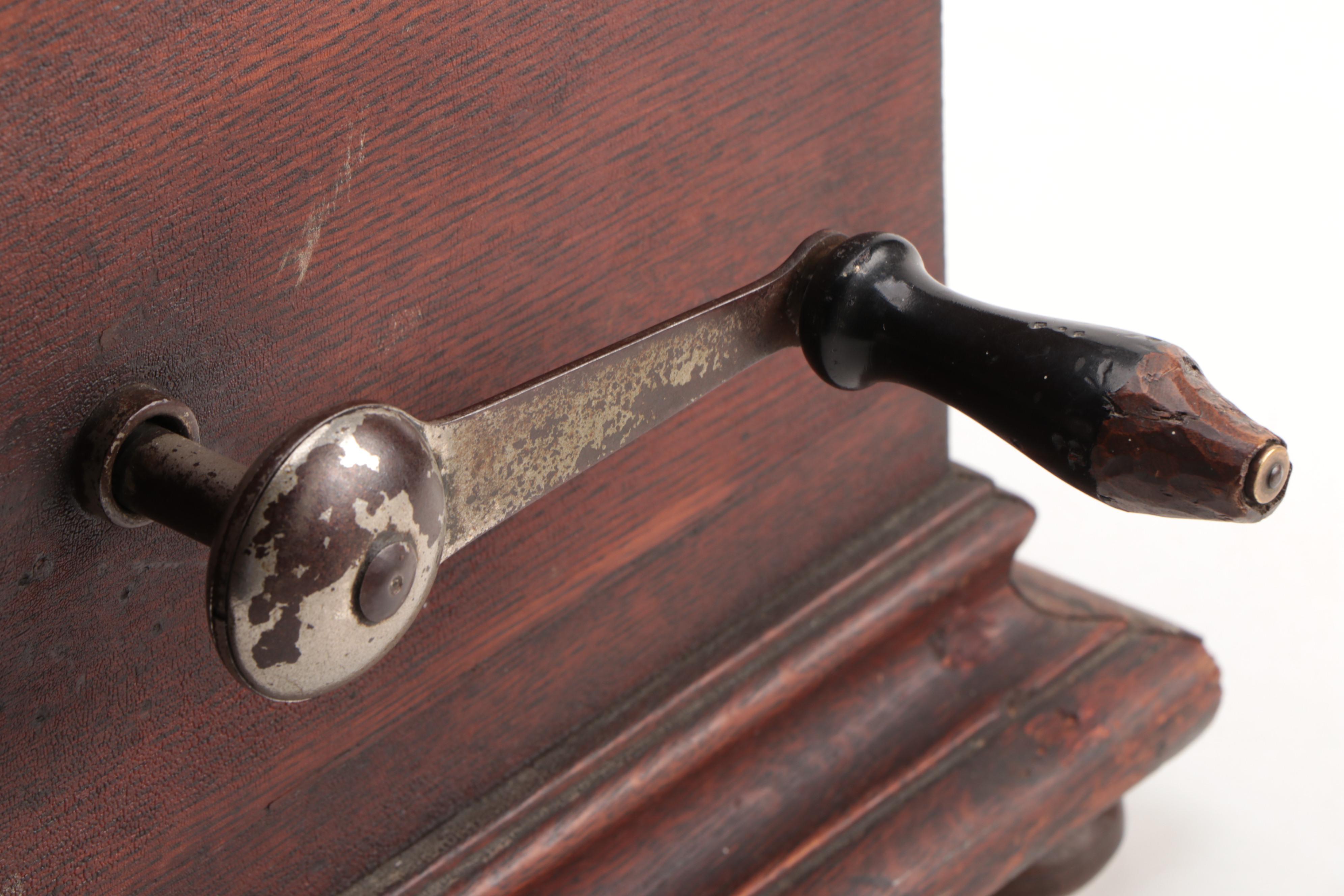 Reginaphone Music Box with Music Box Co. Metal Discs