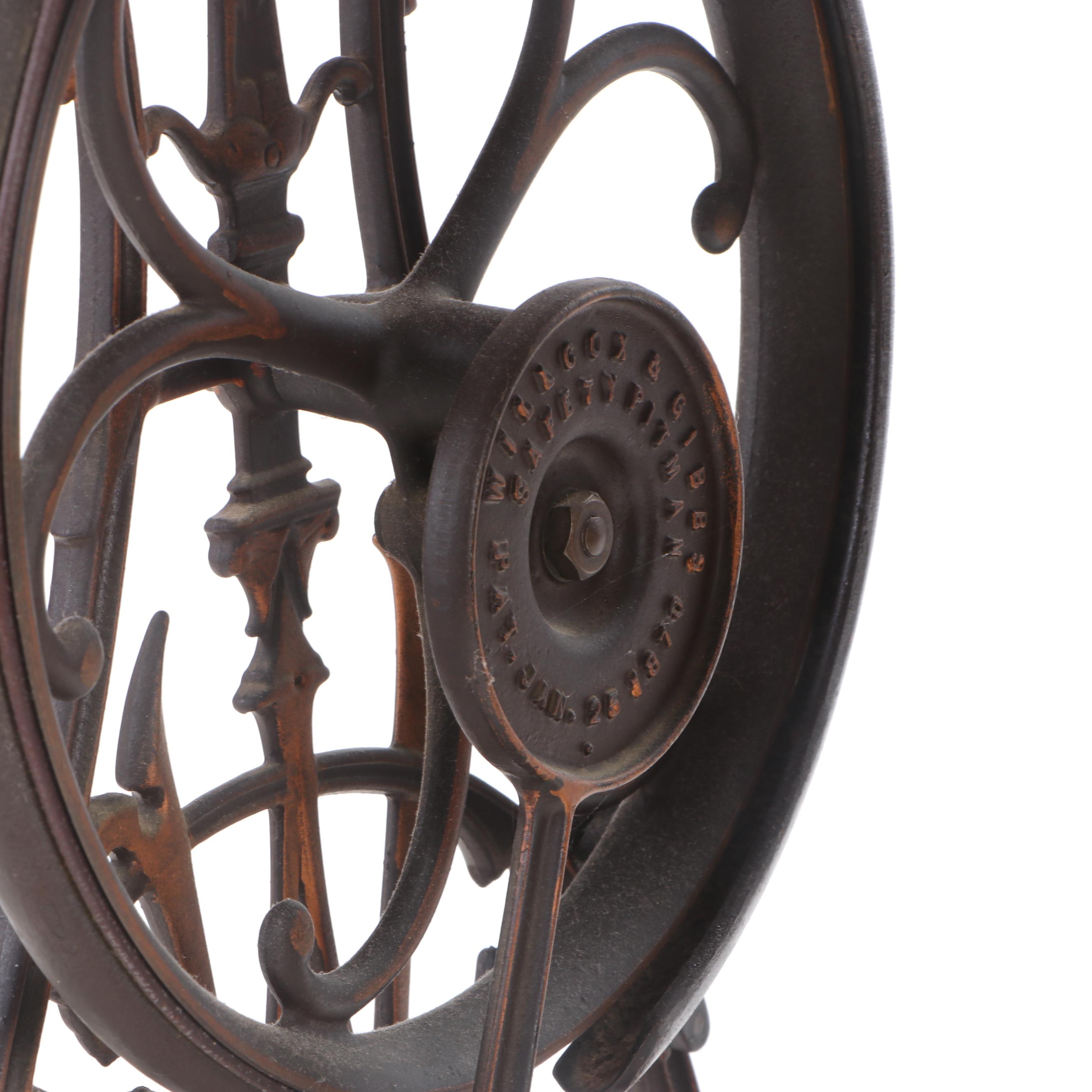 Willcox & Gibbs Treadle Sewing Machine