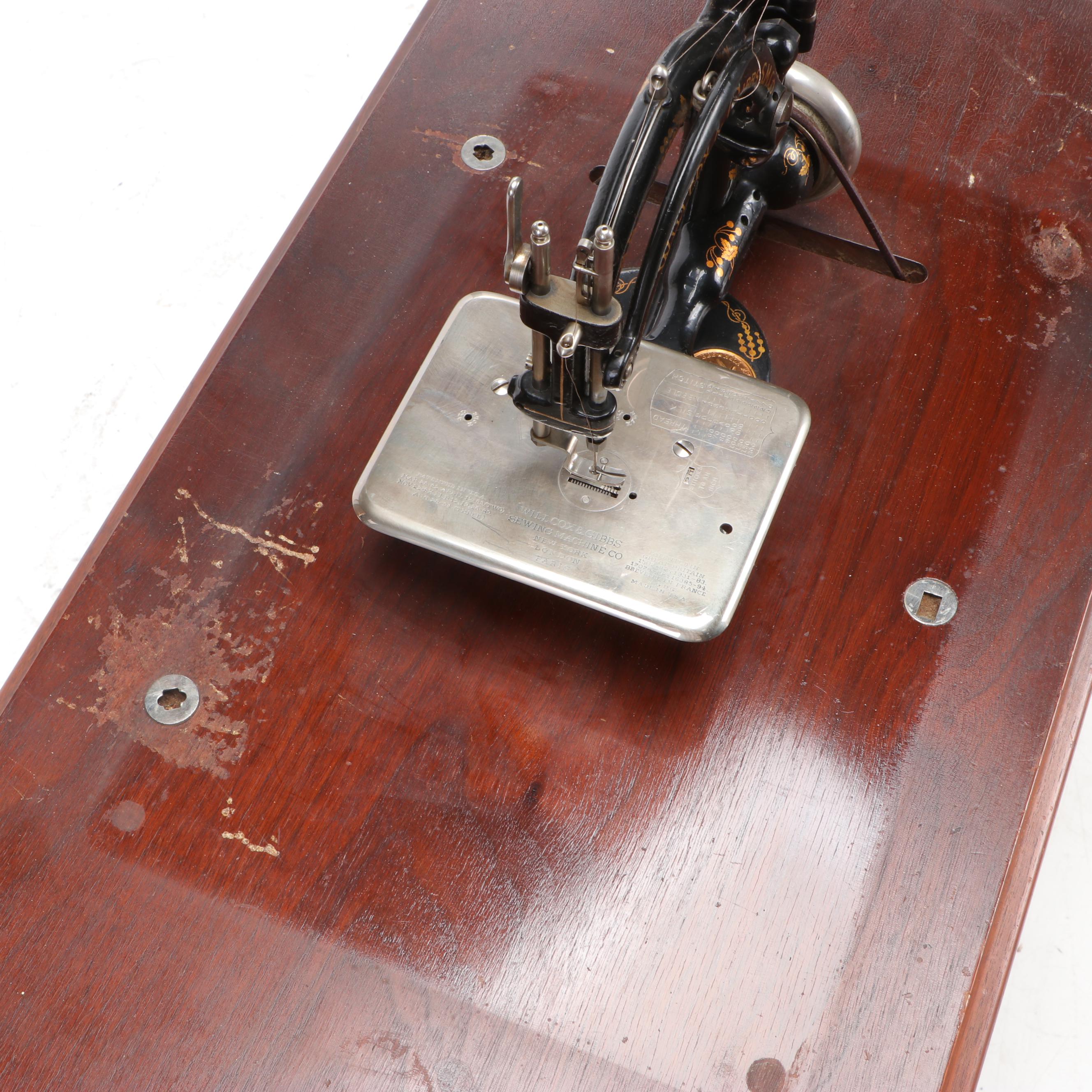 Willcox & Gibbs Treadle Sewing Machine