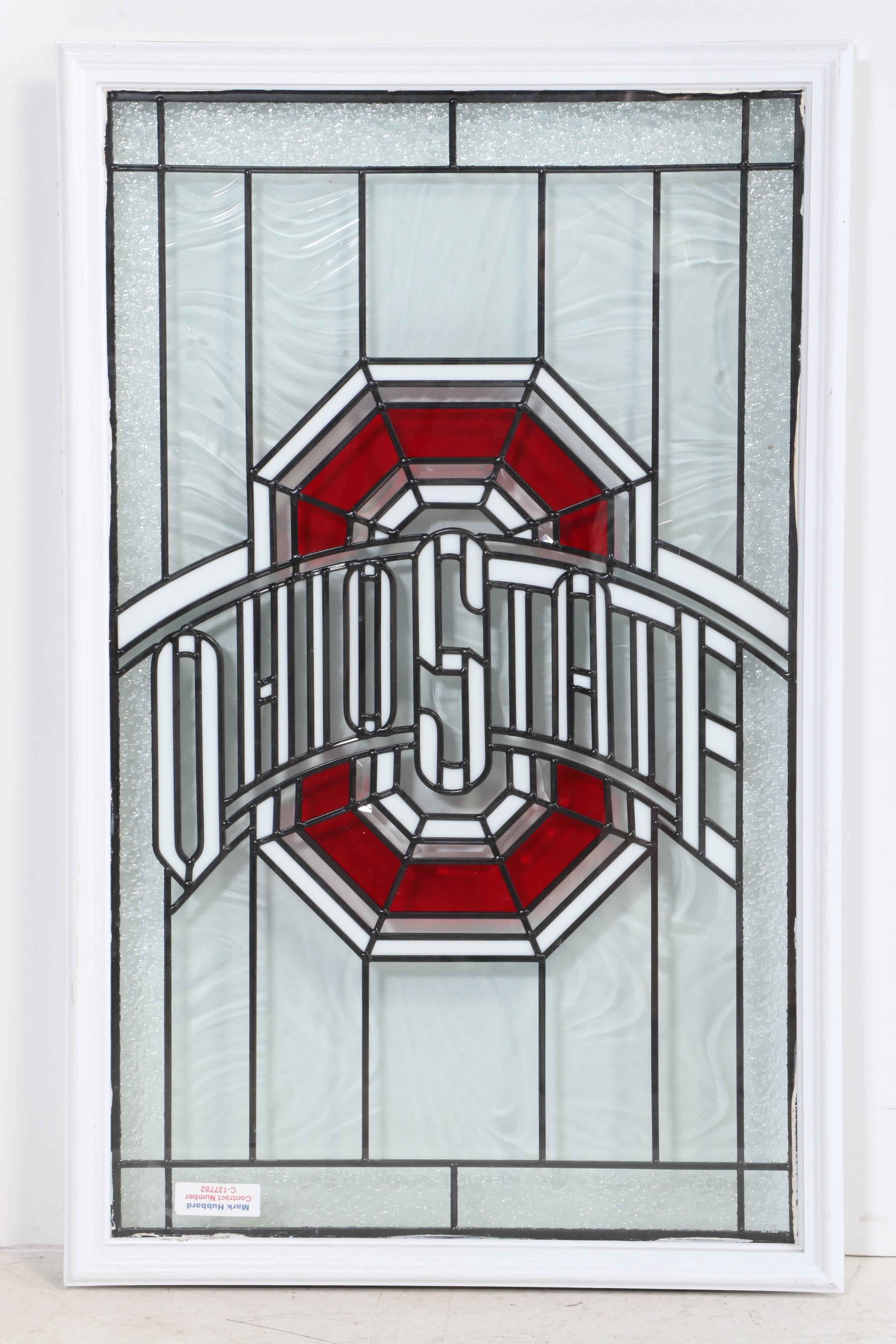 Ohio State Insulated Stained Glass Window and Sidelights
