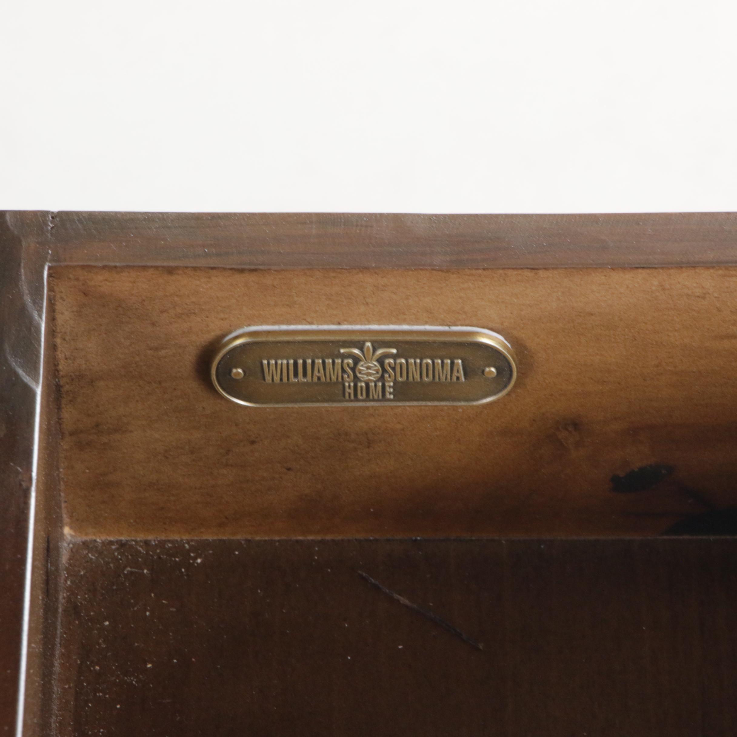 Williams-Sonoma Home Walnut Laminate Table with Fluted Drawer