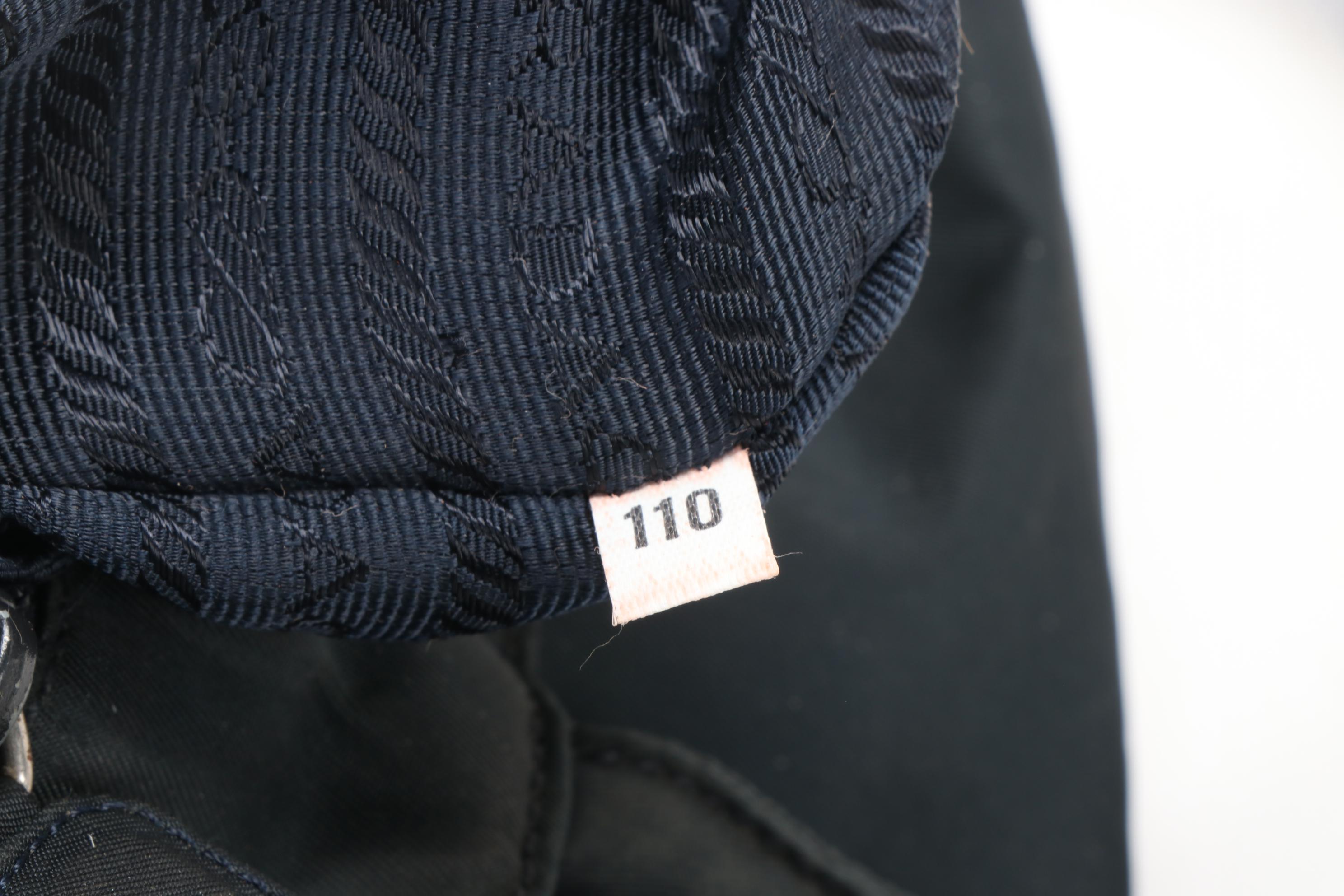 Prada Nylon Black Tessuto Top Handle Bag