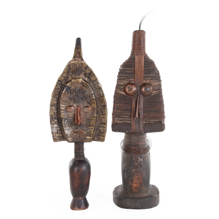 Reliquary Figures After Kota-Mahongwe Artists, 20th Century
