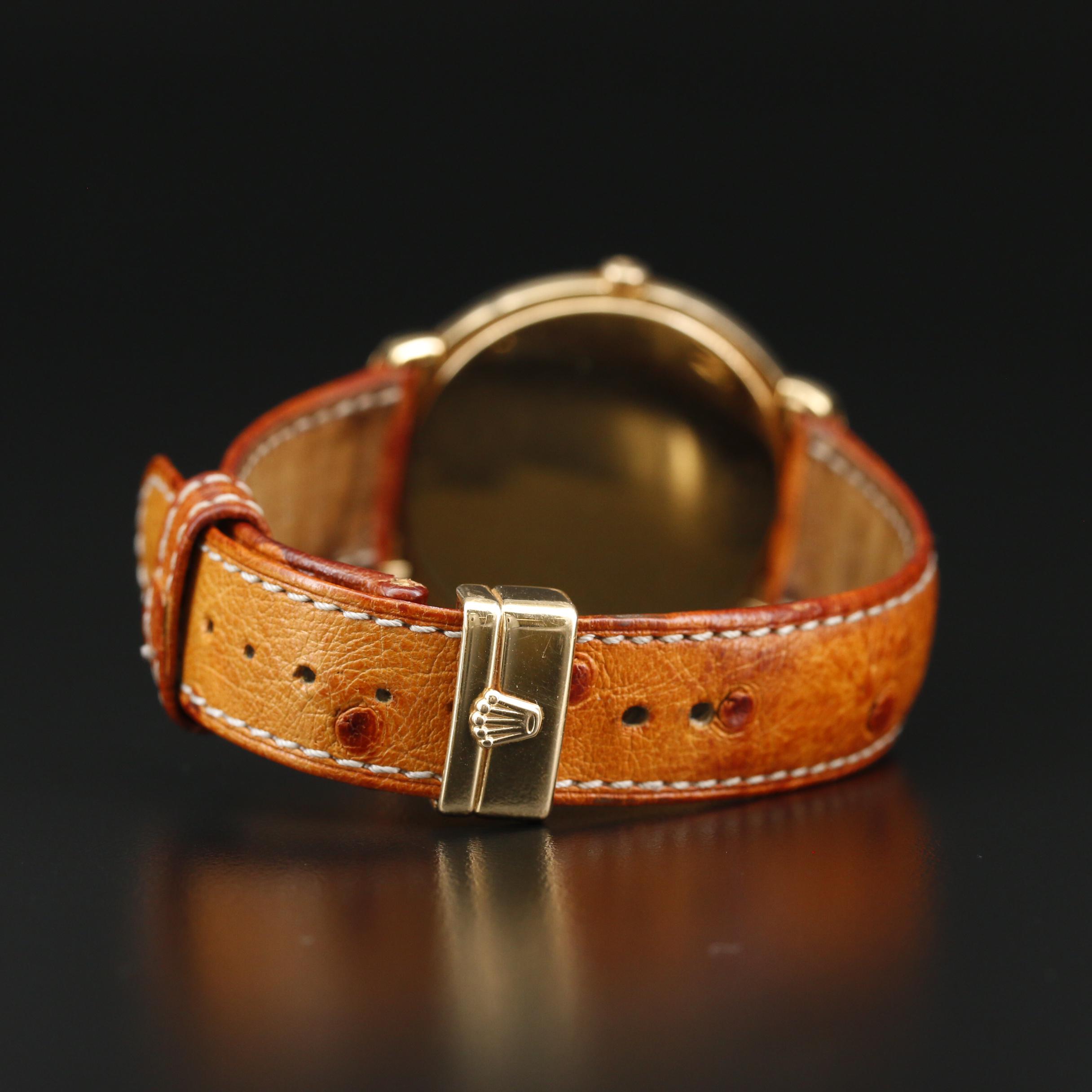 1991 Rolex Cellini 18K Yellow Gold Quartz Watch