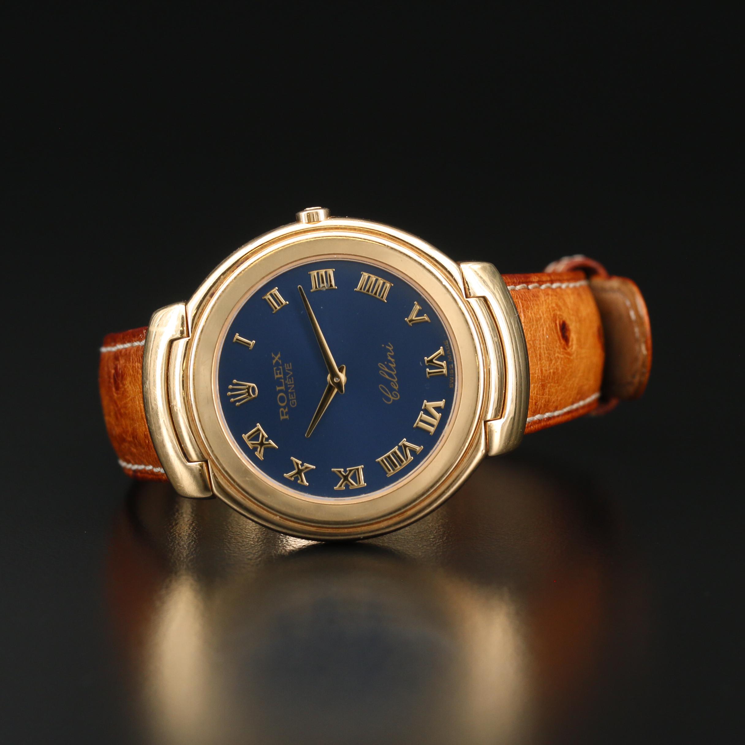 1991 Rolex Cellini 18K Yellow Gold Quartz Watch