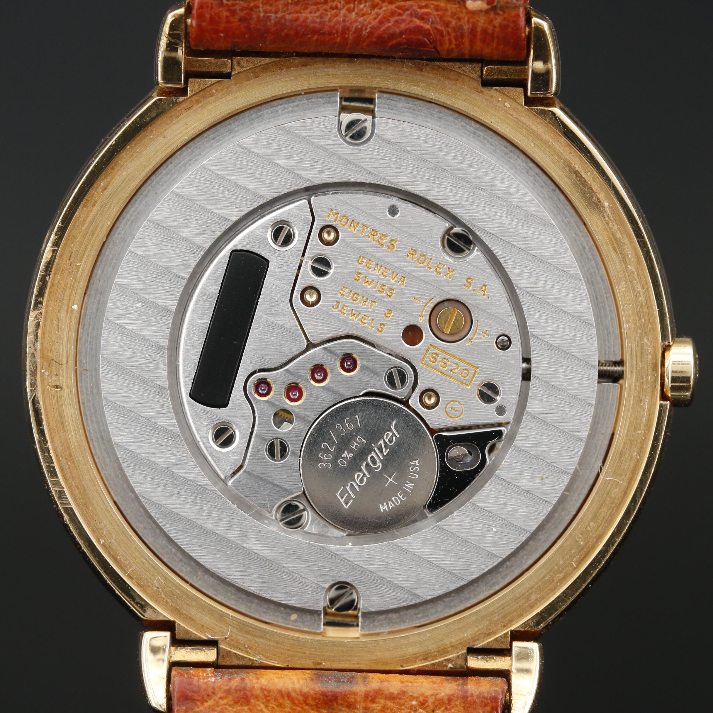 1991 Rolex Cellini 18K Yellow Gold Quartz Watch