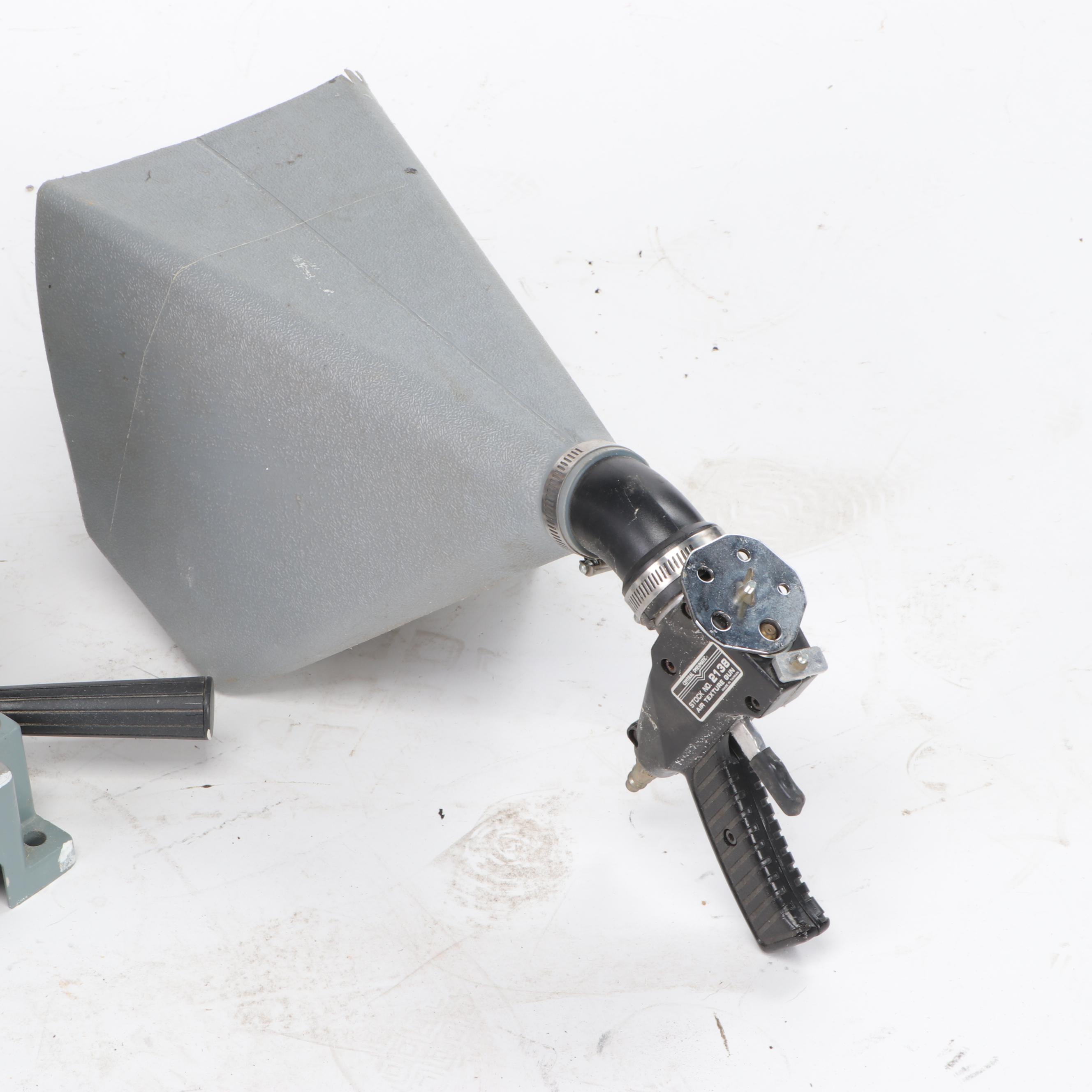 Delta Compound Miter Saw, Central Pneumatic Air Texture Gun, and More