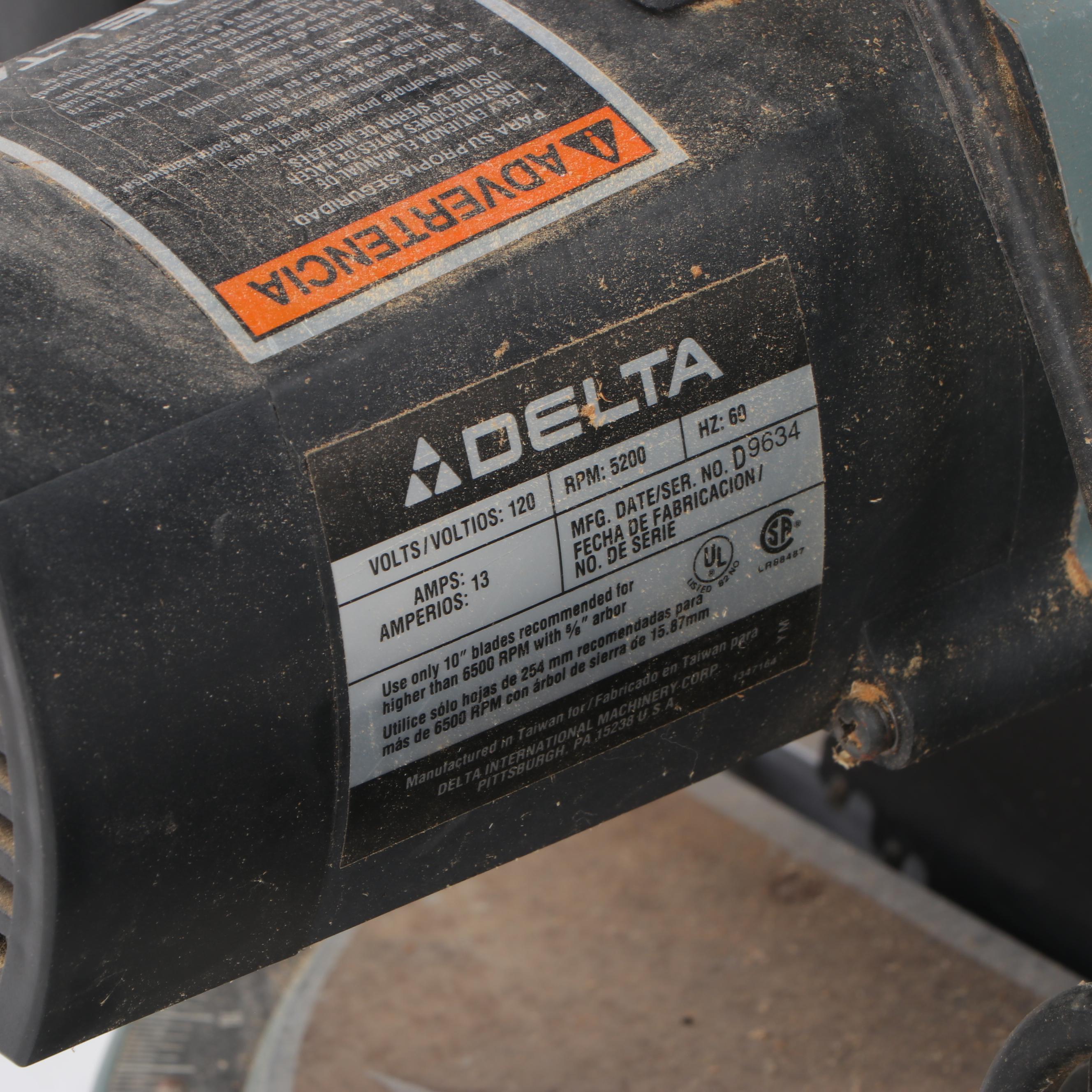 Delta Compound Miter Saw, Central Pneumatic Air Texture Gun, and More