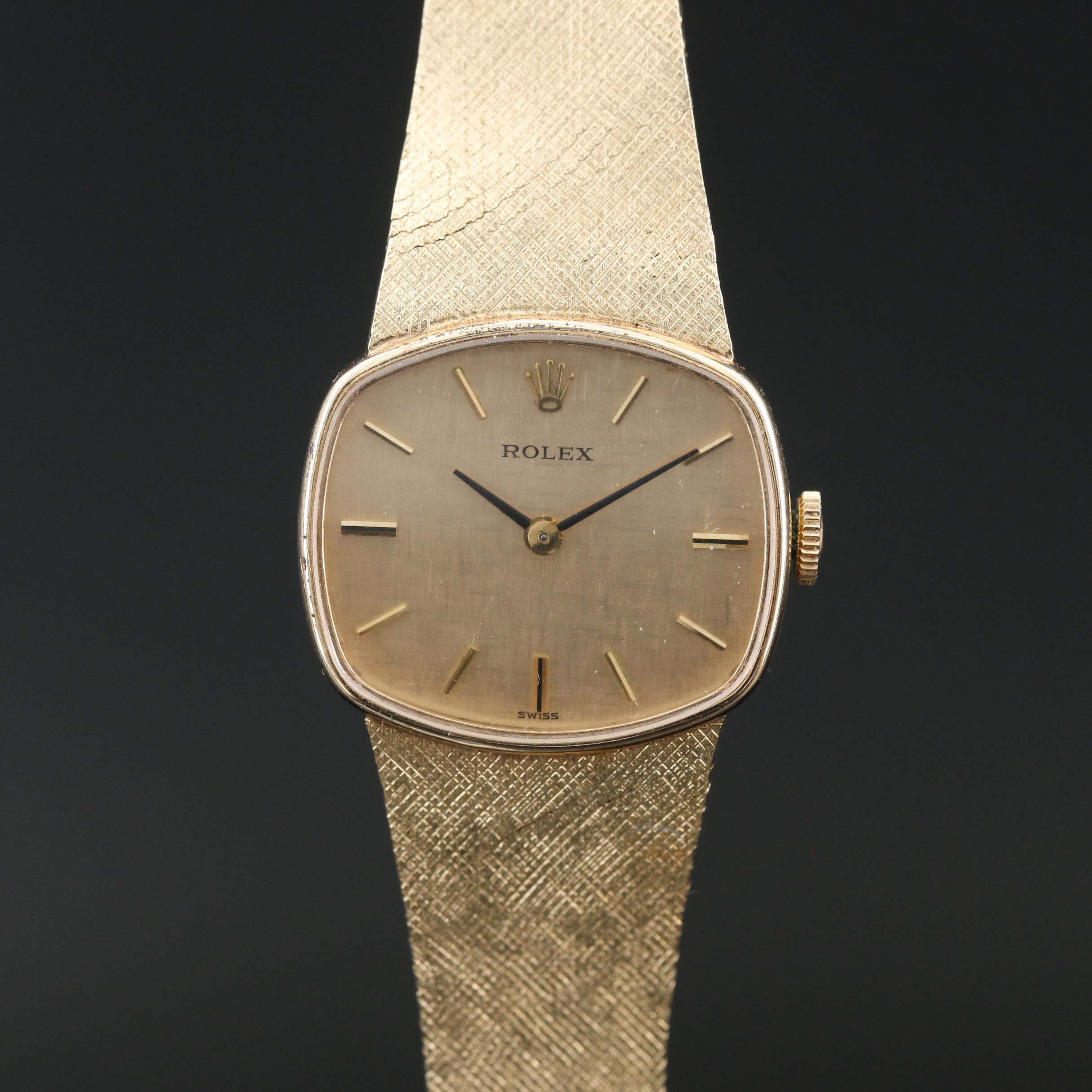 Vintage Rolex 14K Stem Wind Watch