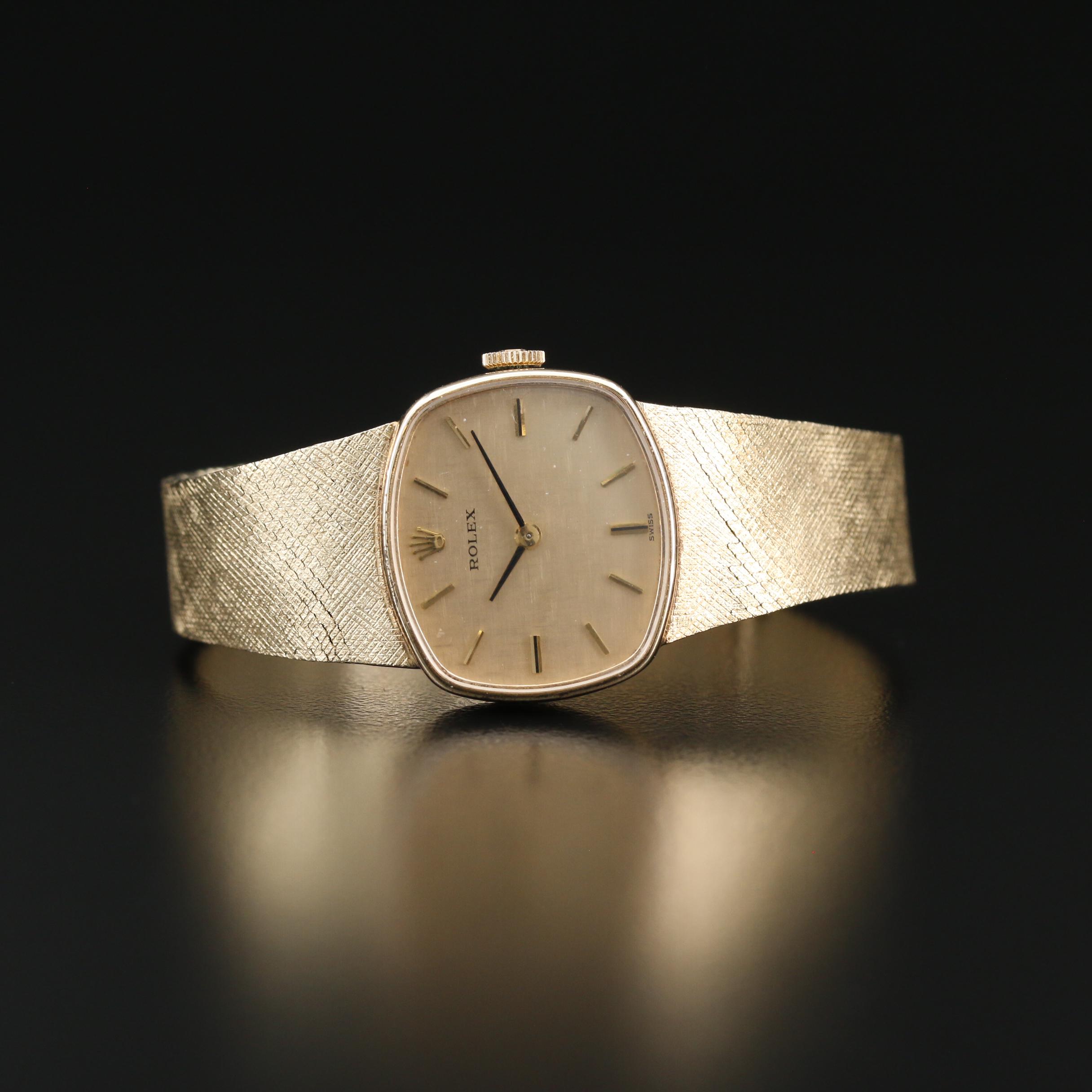 Vintage Rolex 14K Stem Wind Watch