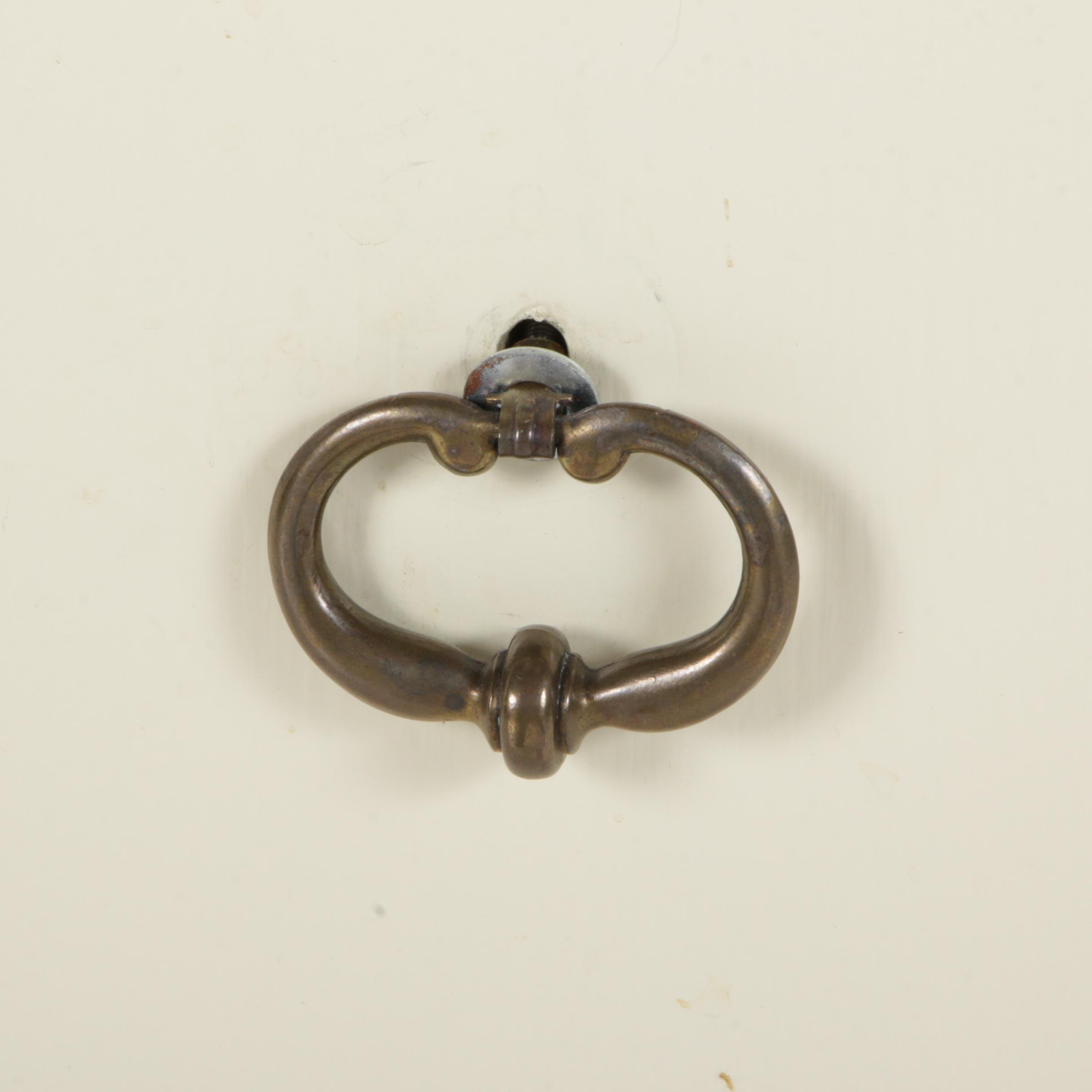 S. J. Bailey Sons Mastercraft White-Painted Console Cabinet, Mid to Late 20th C.