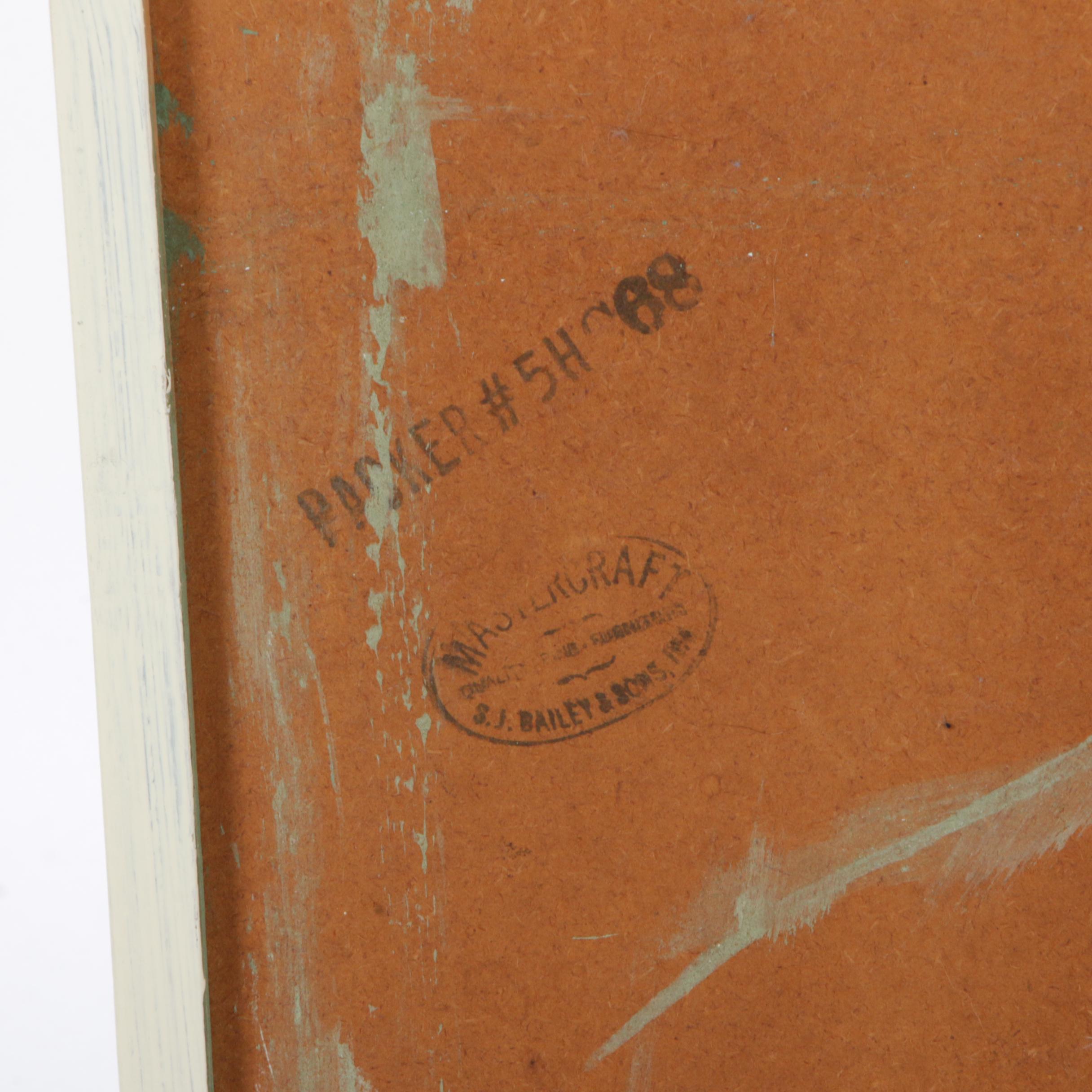 S. J. Bailey Sons Mastercraft White-Painted Console Cabinet, Mid to Late 20th C.