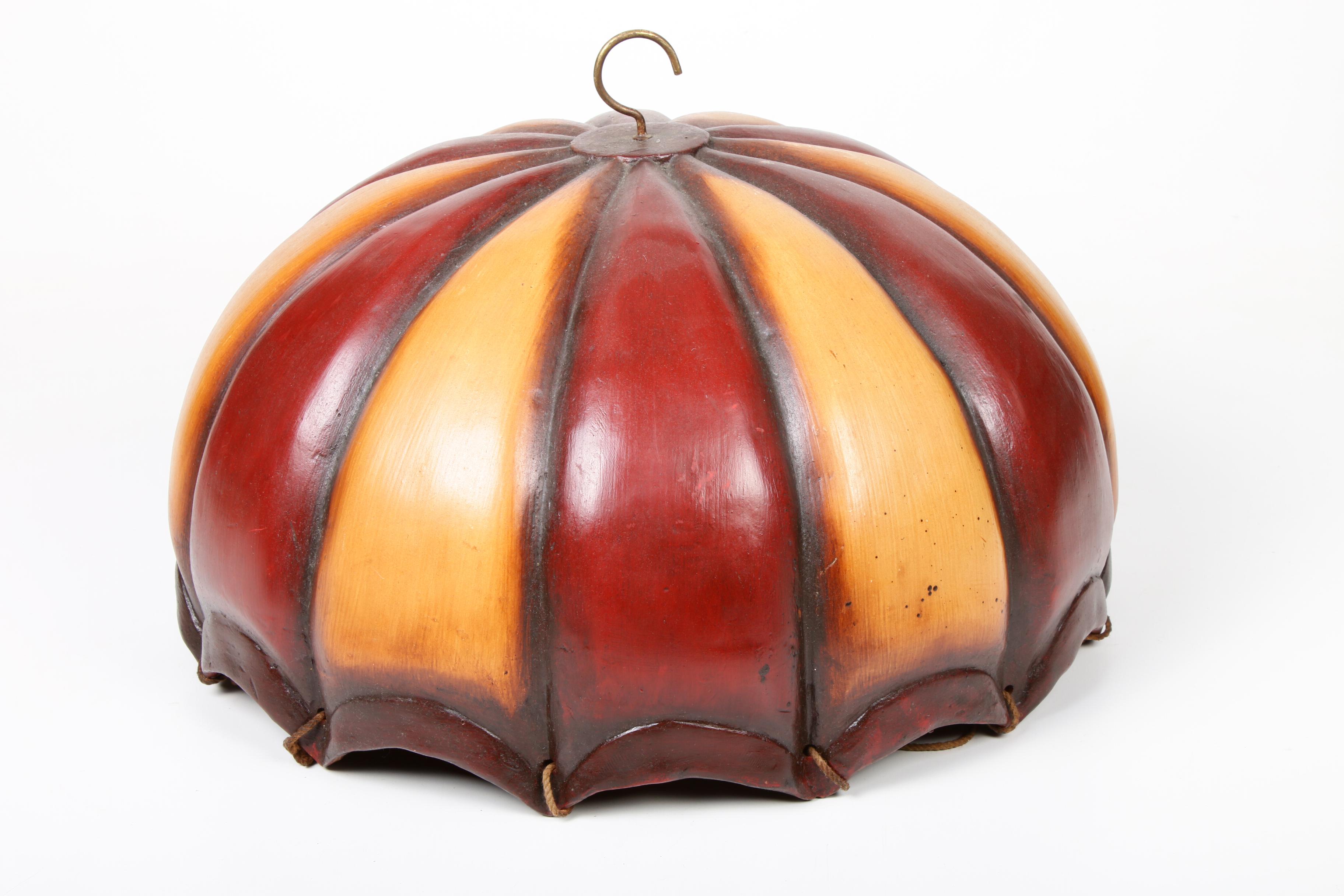 Allan Agohob Hand Painted "Parachuting Clown" Hanging Sculpture