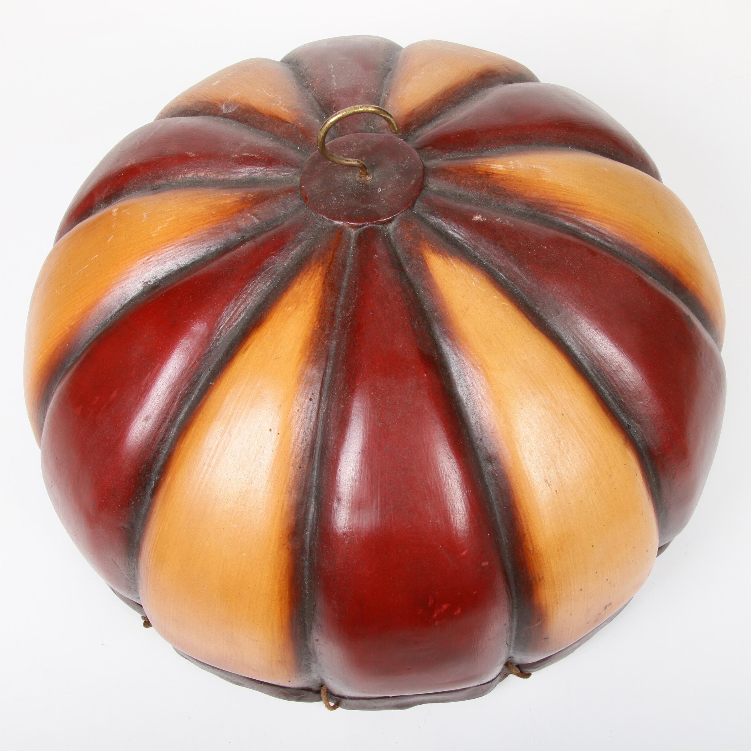 Allan Agohob Hand Painted "Parachuting Clown" Hanging Sculpture