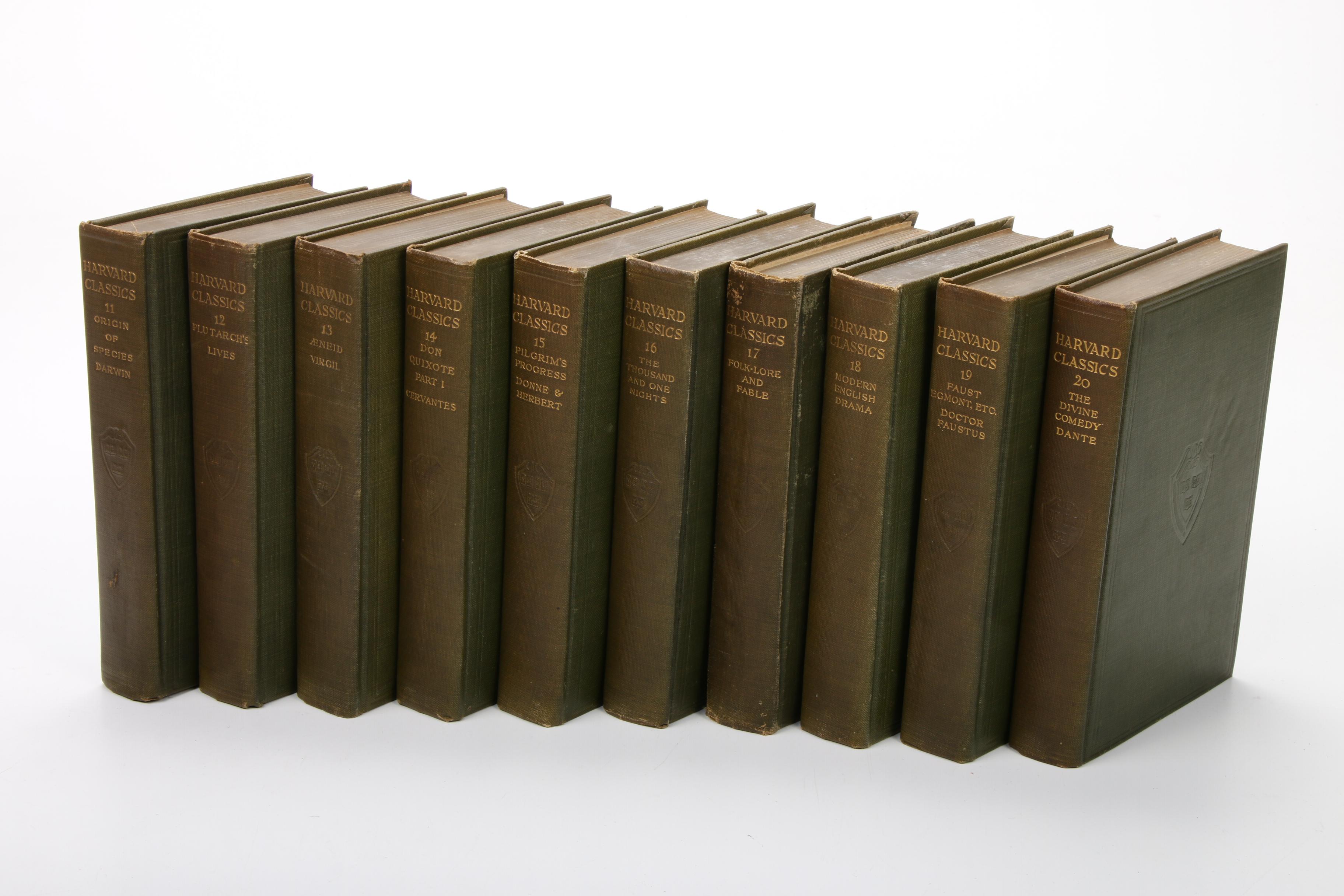 Forty-Nine "The Harvard Classics" Series Edited by Charles W. Eliot, 1909