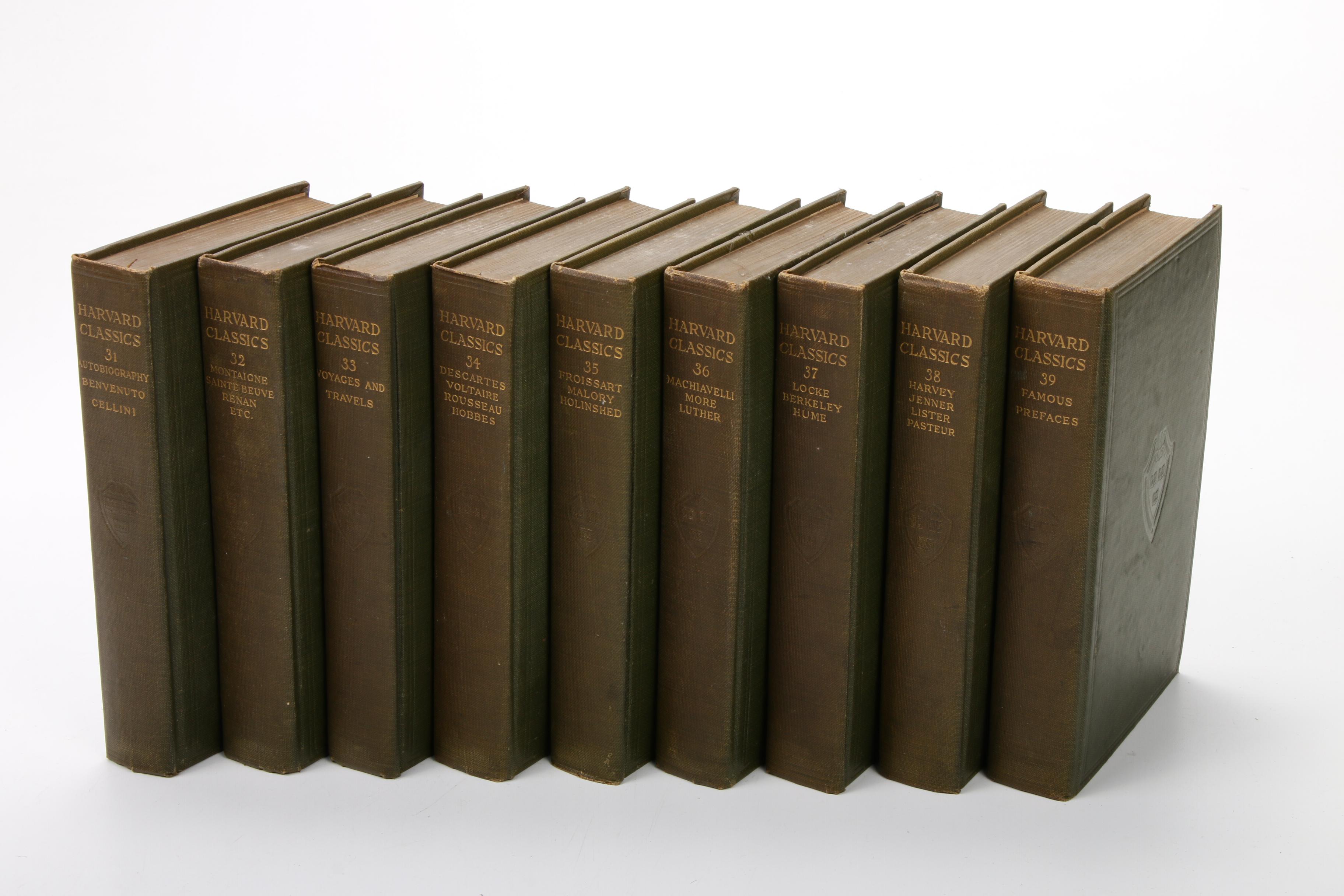 Forty-Nine "The Harvard Classics" Series Edited by Charles W. Eliot, 1909