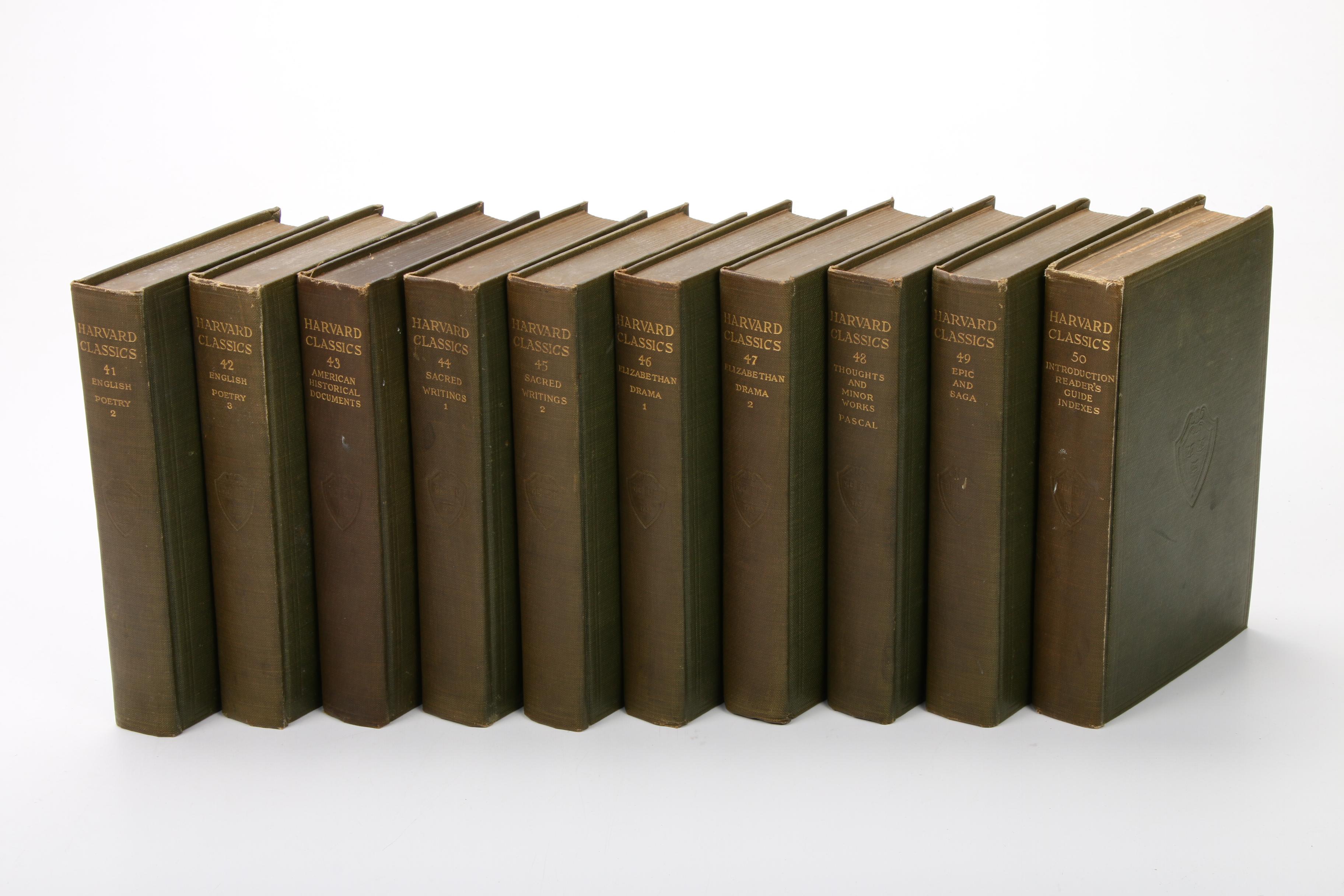 Forty-Nine "The Harvard Classics" Series Edited by Charles W. Eliot, 1909