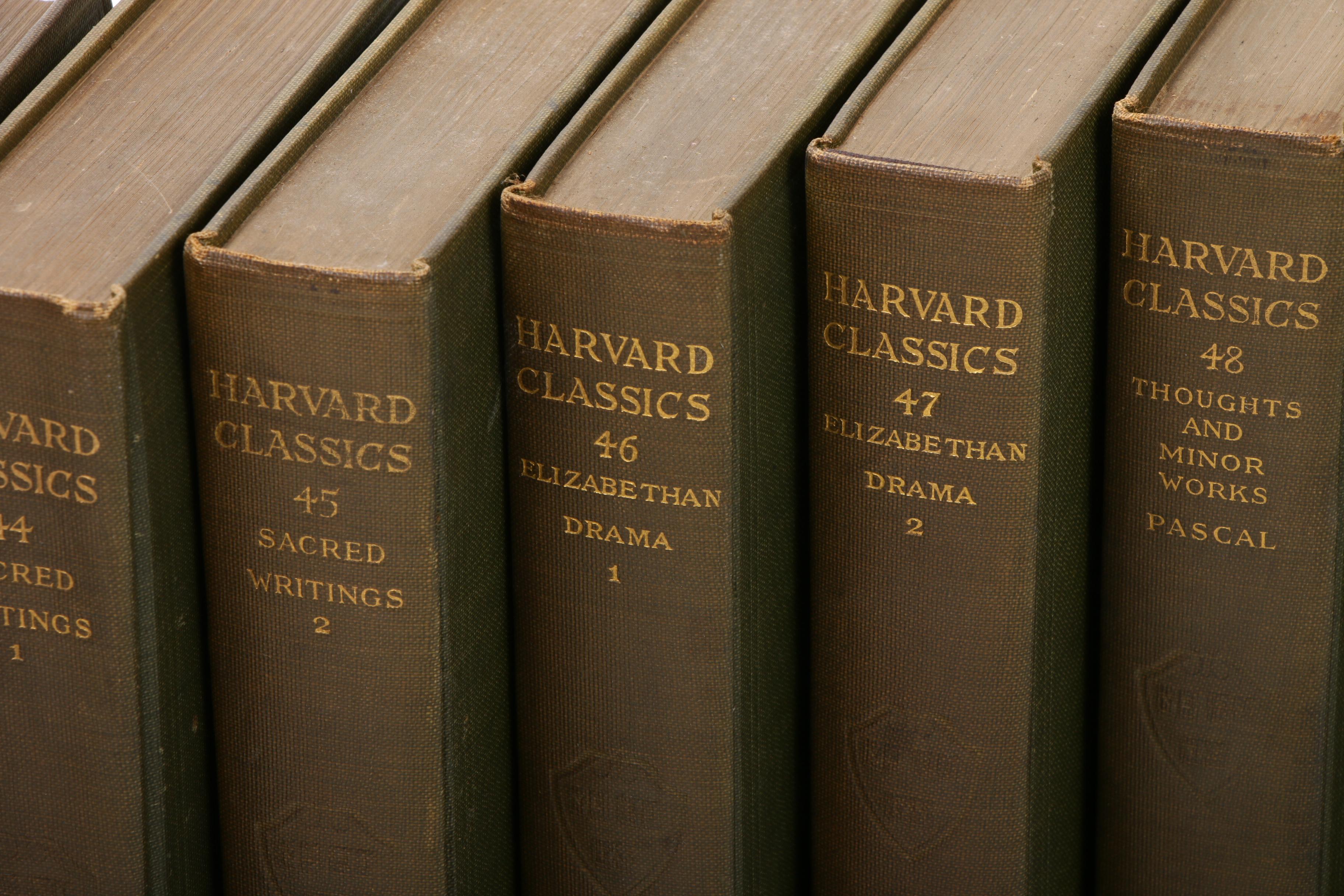 Forty-Nine "The Harvard Classics" Series Edited by Charles W. Eliot, 1909