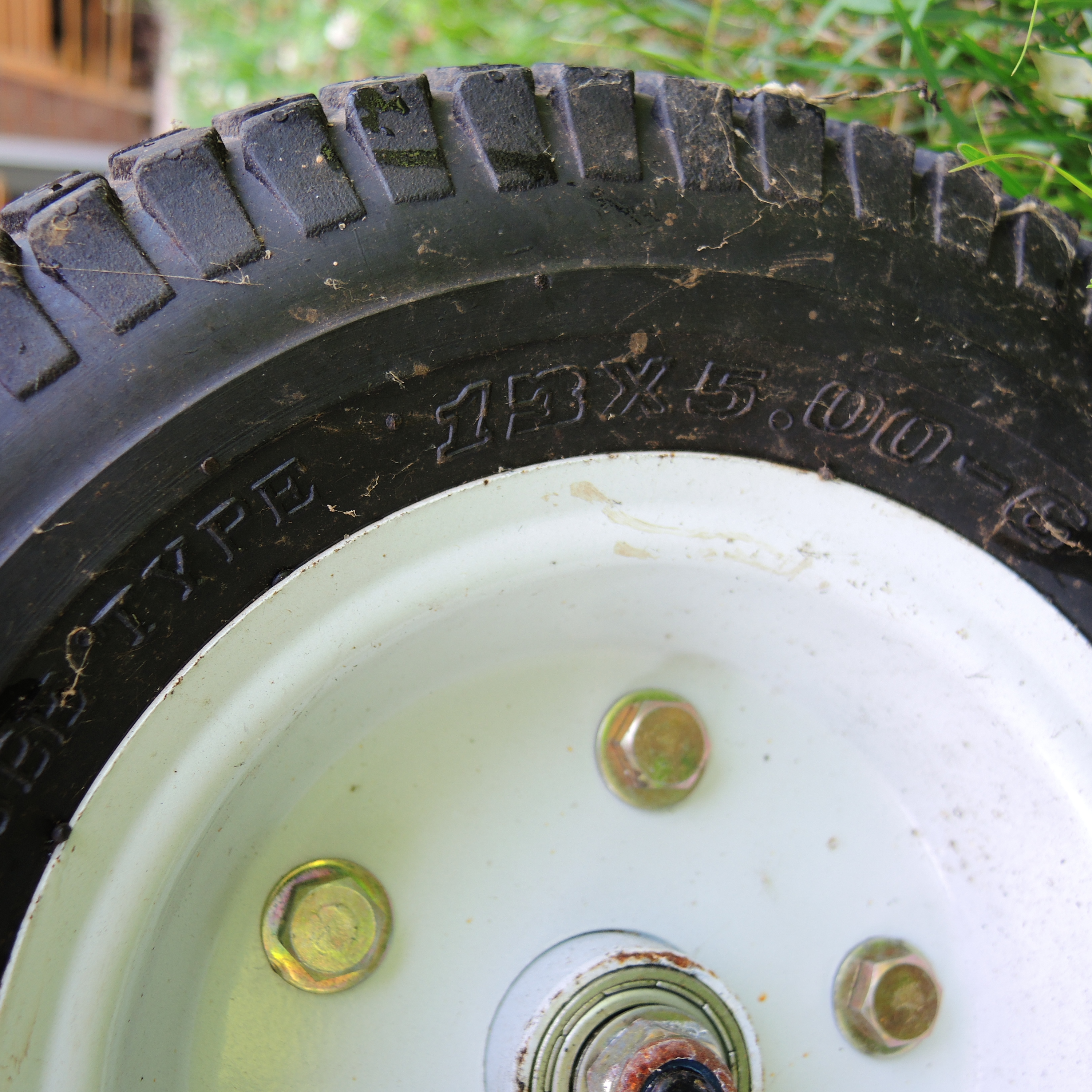 Yellow Metal Mesh Garden Cart Utility Wagon