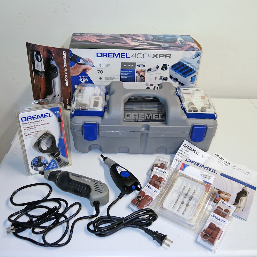 Dremel 400 XPR Rotary Tool and Accessories