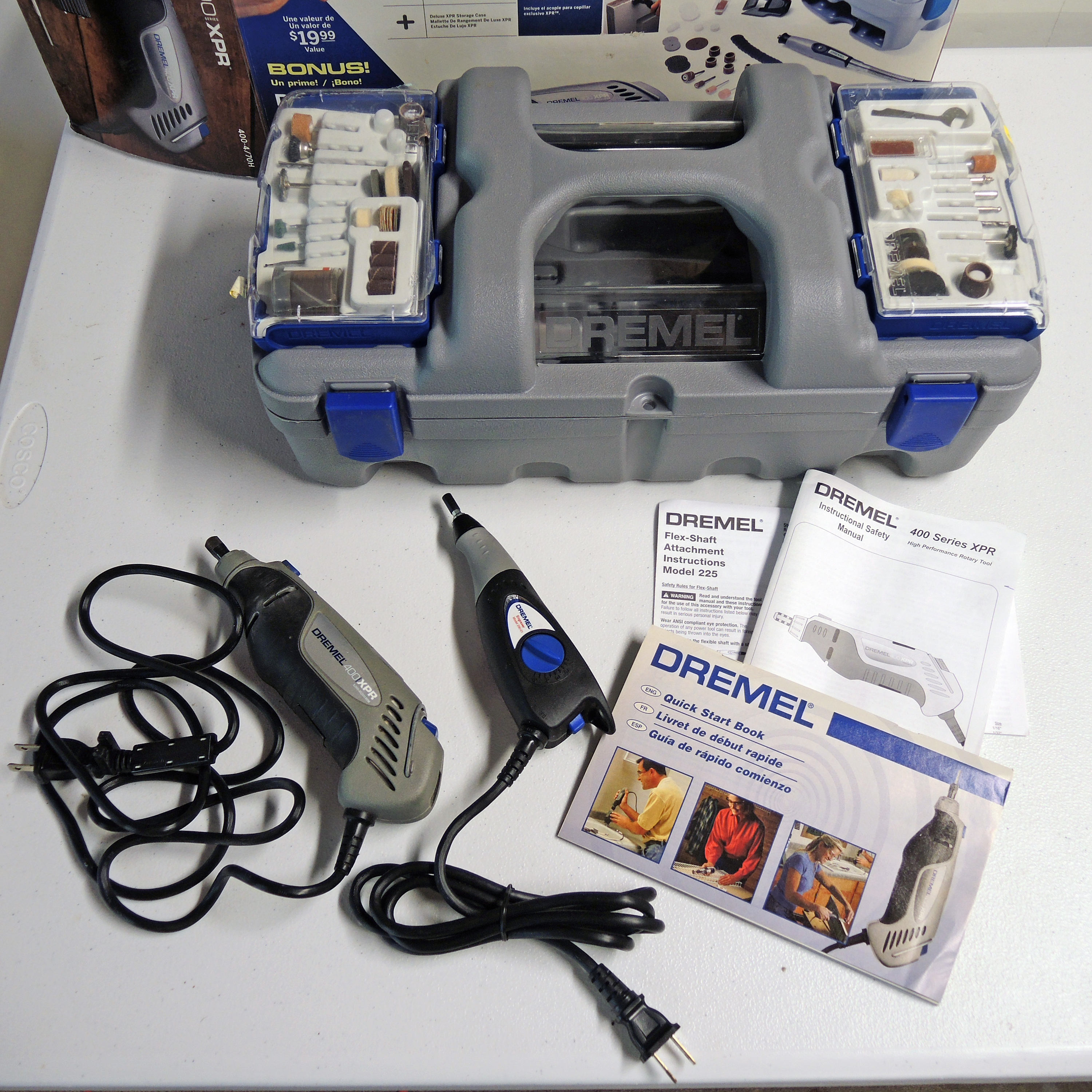 Dremel 400 XPR Rotary Tool and Accessories