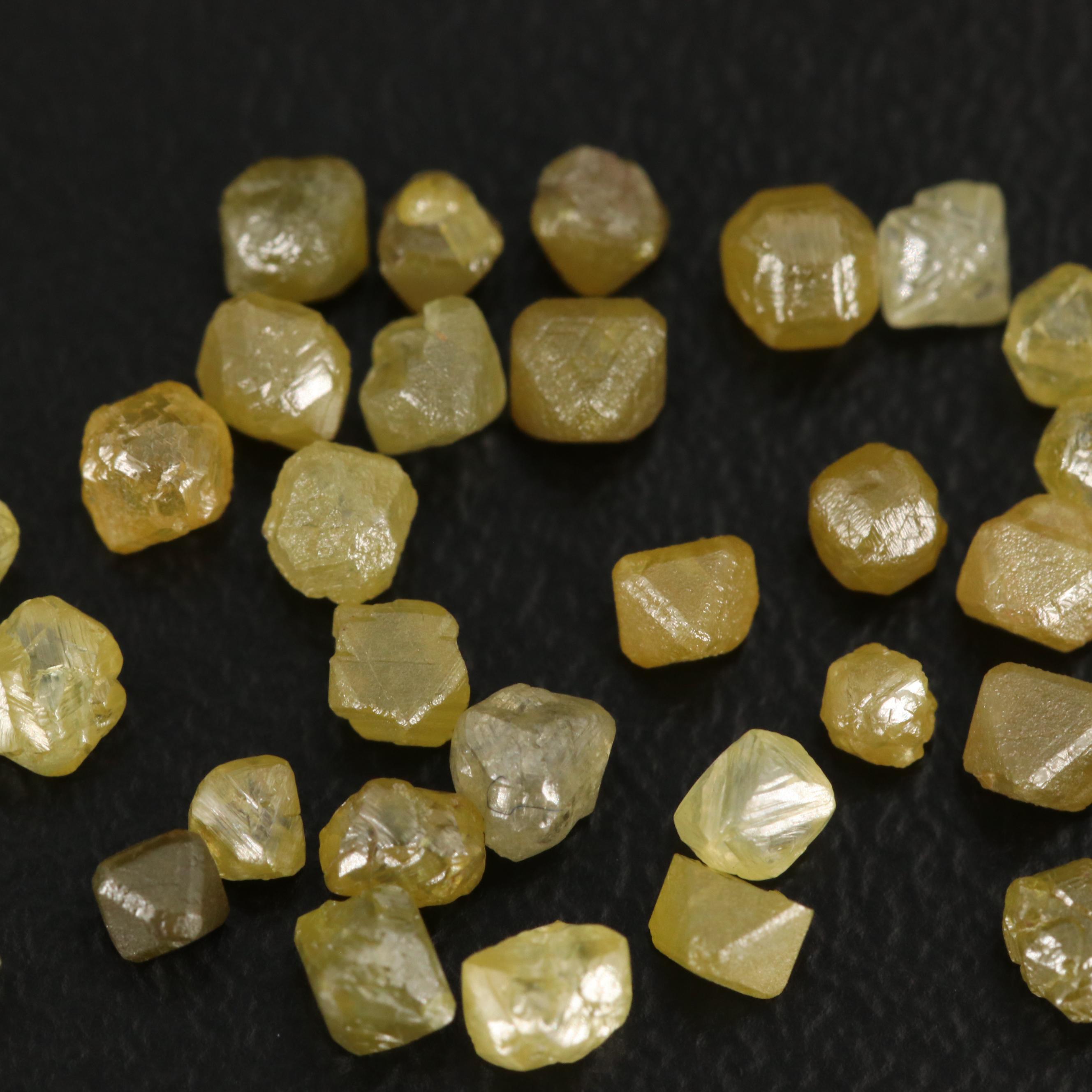 Loose 4.21 CTW Rough Cut Diamonds