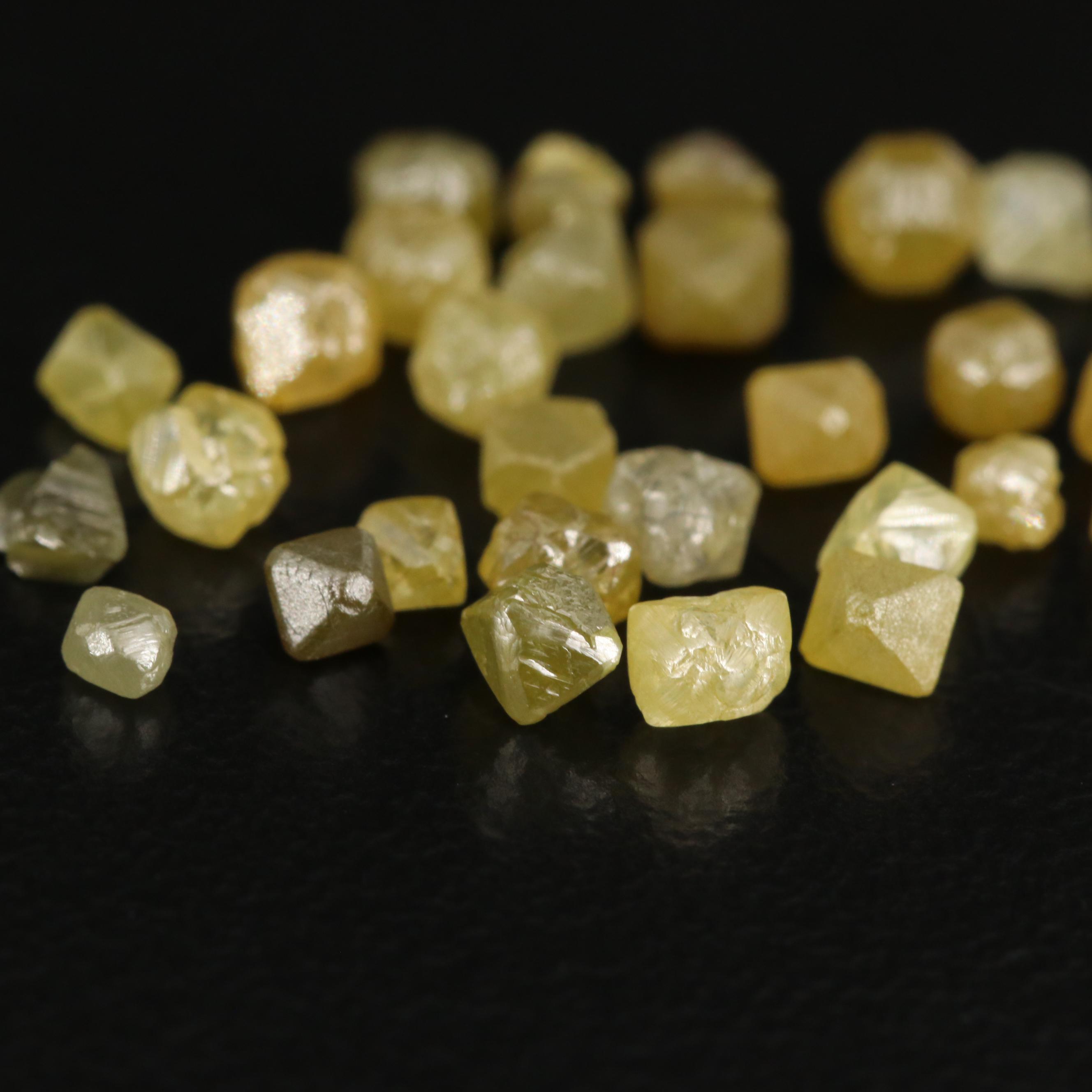 Loose 4.21 CTW Rough Cut Diamonds