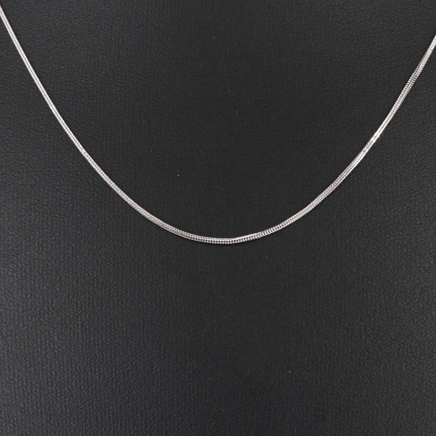 14K Foxtail Chain Necklace