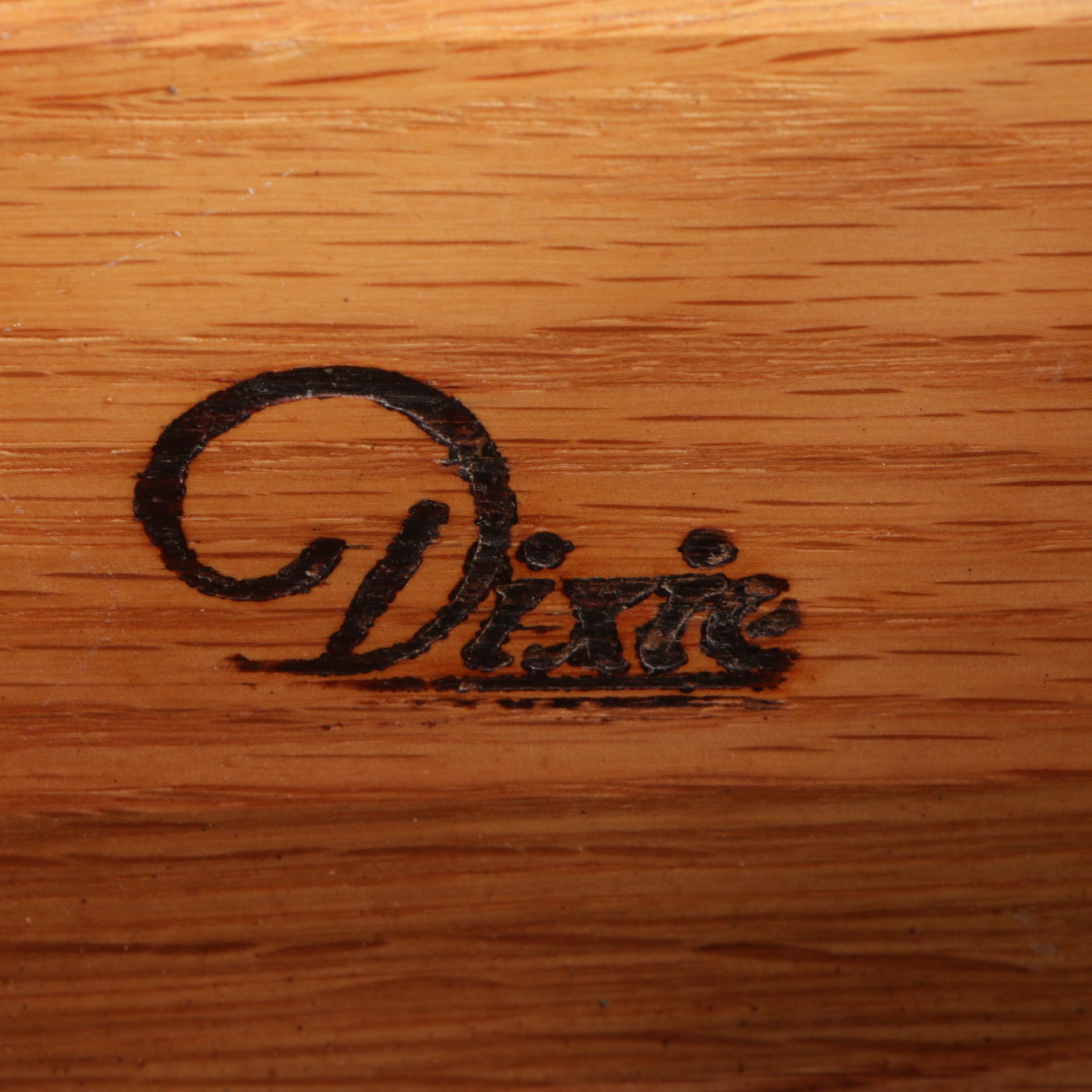 Dixie Furniture Mid Century Modern Three-Drawer Nightstand