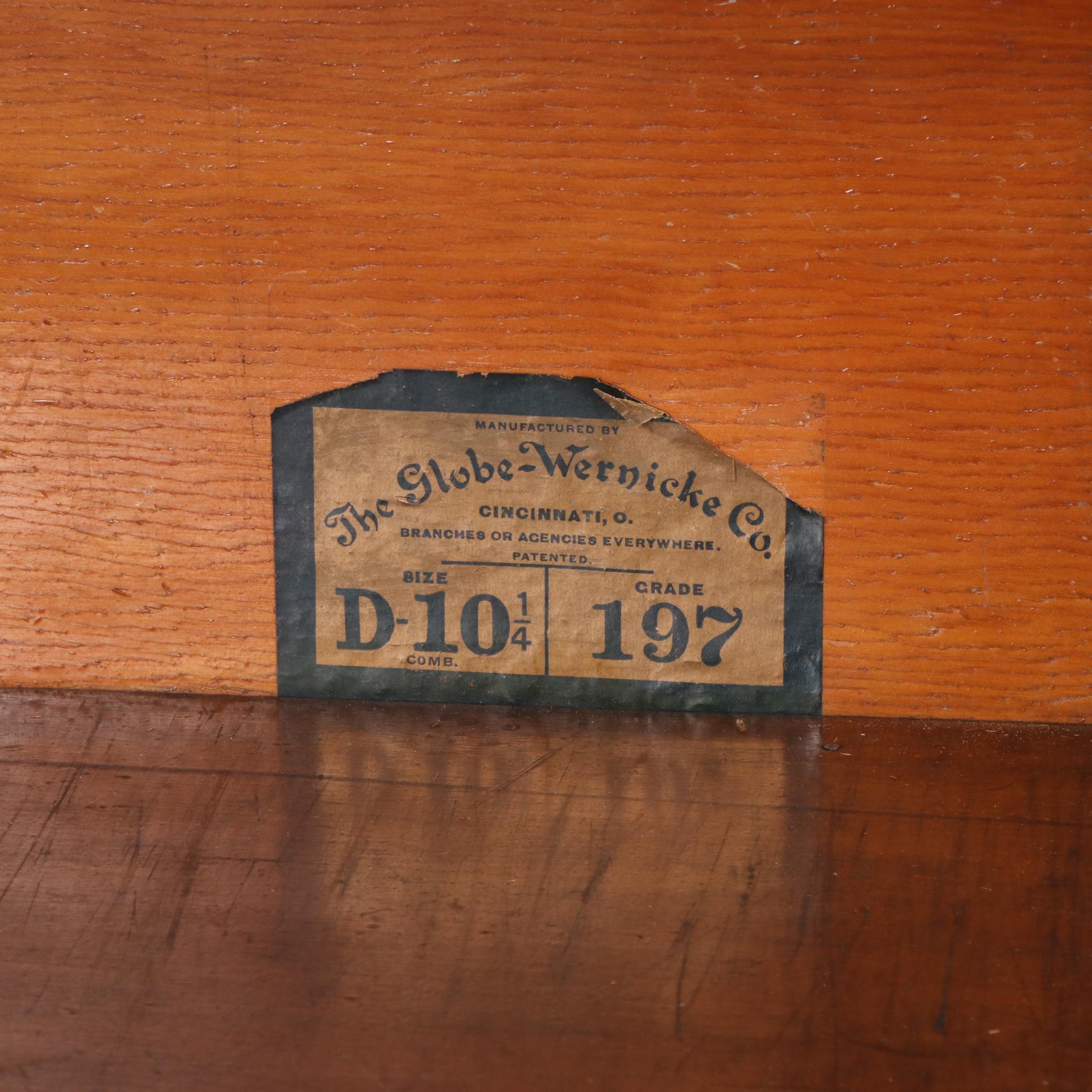 Globe-Wernicke Co. Ebonized Barrister's Bookcase, Early 20th Century