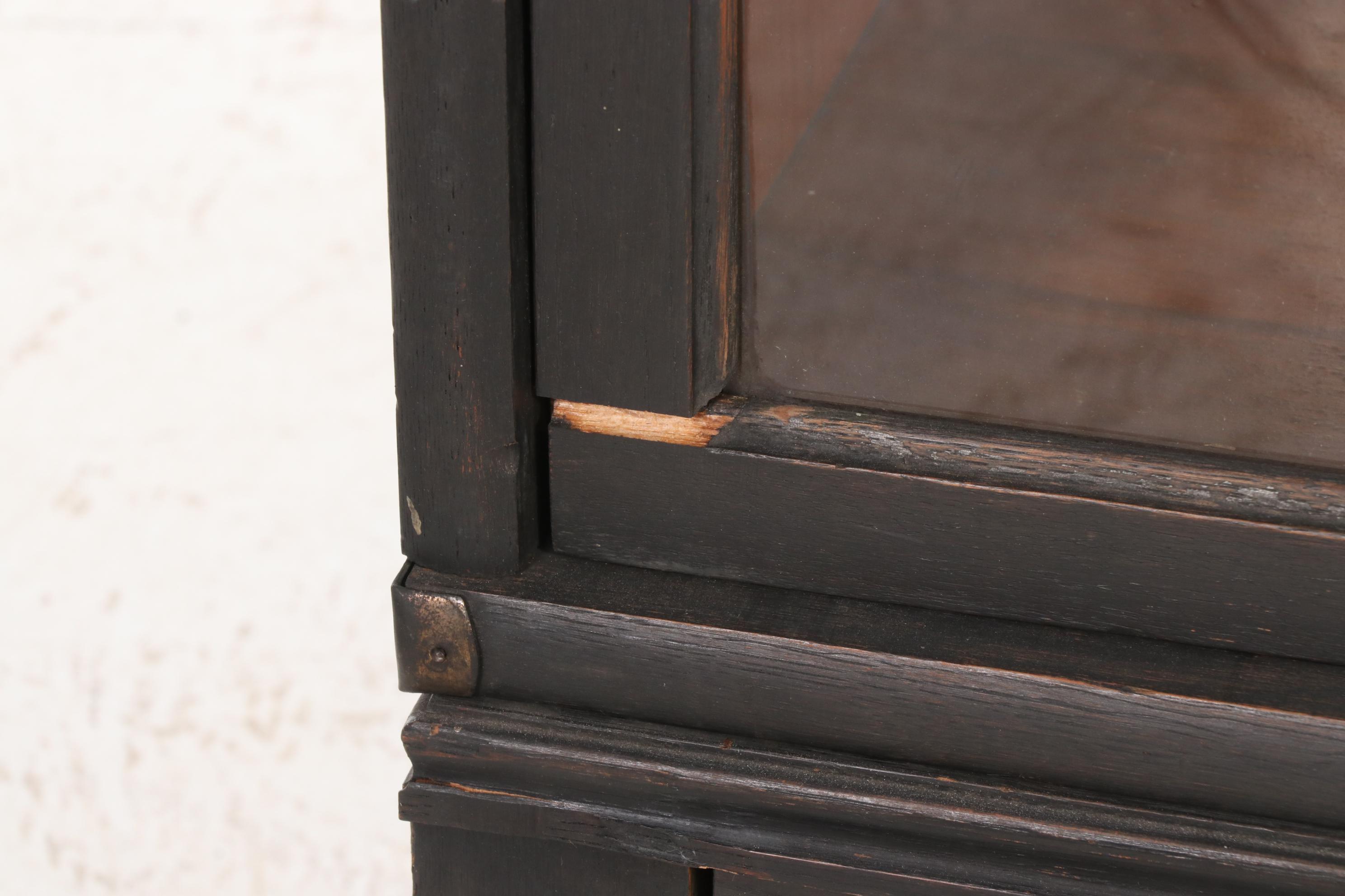 Globe-Wernicke Co. Ebonized Barrister's Bookcase, Early 20th Century