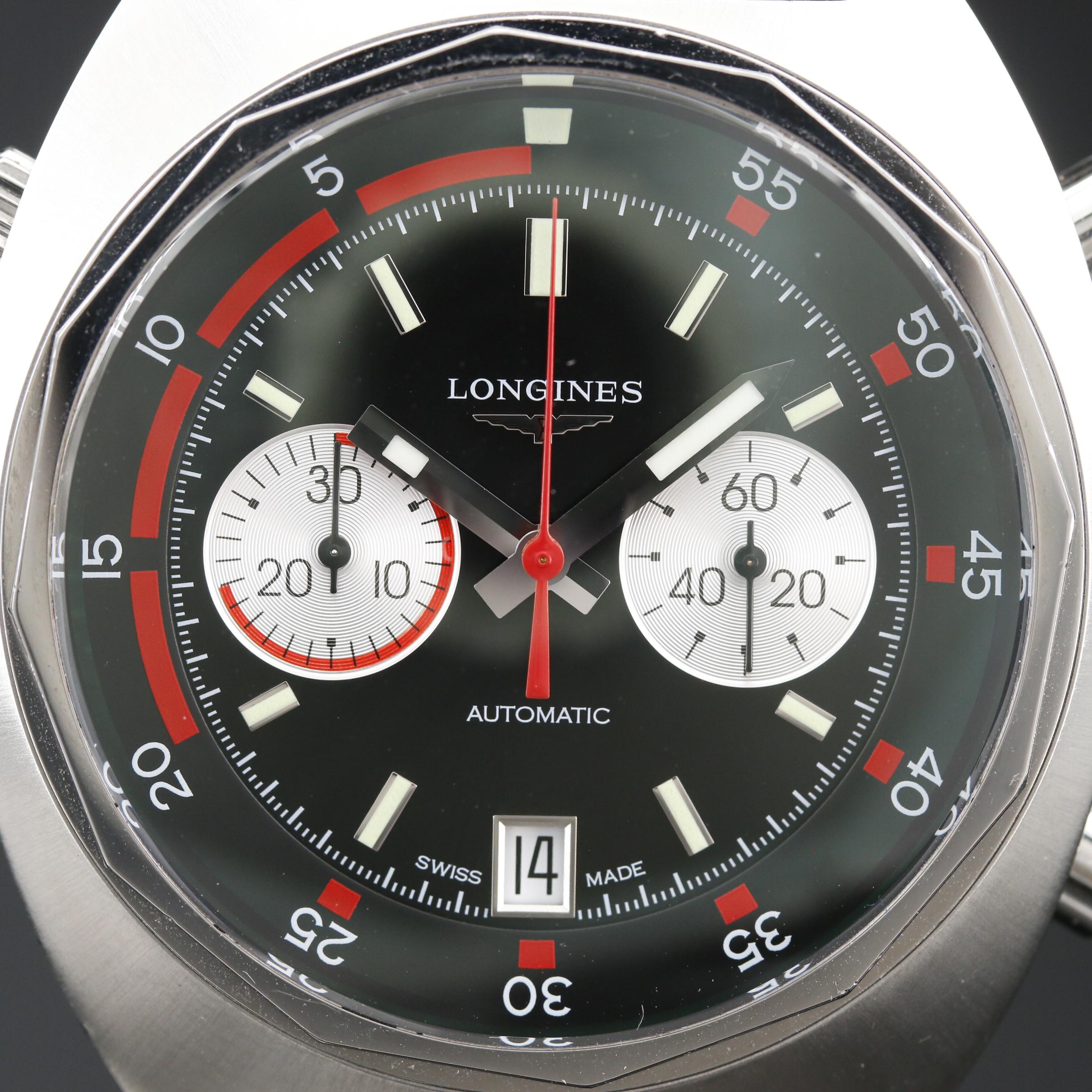 Longines Heritage Diver Chronograph Stainless Steel Automatic Watch