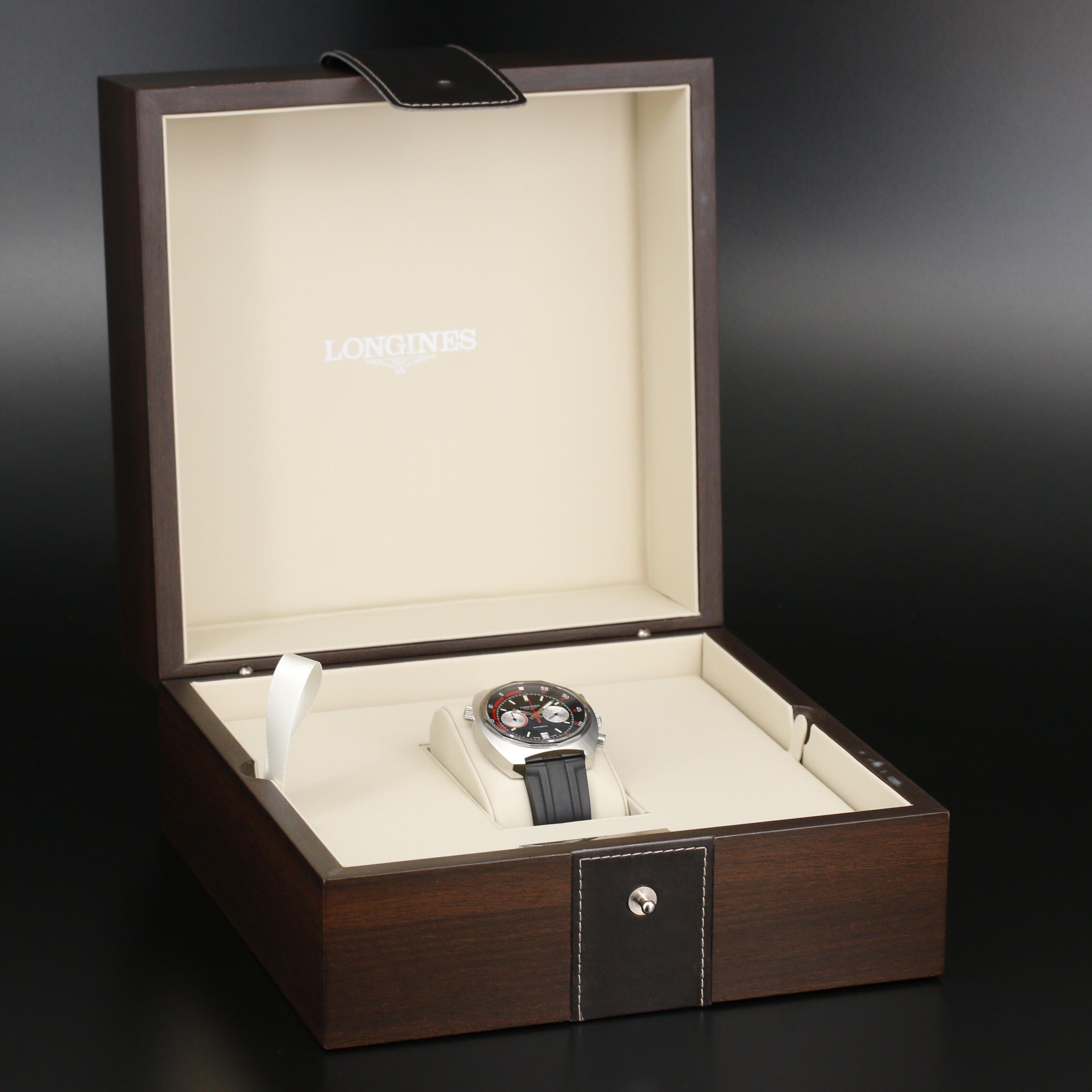 Longines Heritage Diver Chronograph Stainless Steel Automatic Watch